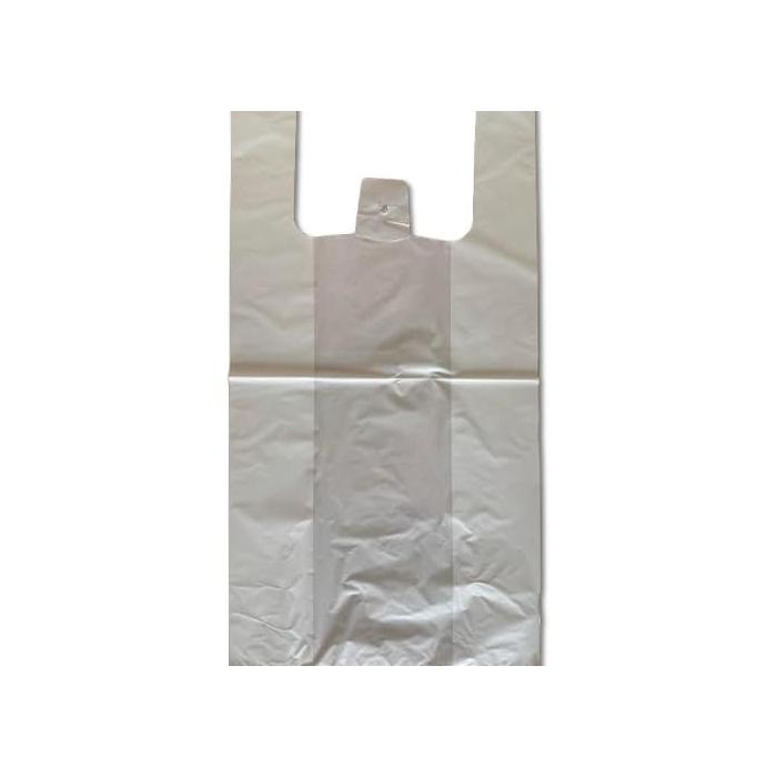 Bolsas Plástico Tipo Camiseta - 42x53 54und | 60x75 54und | 80x85 49und - Bolsa Plástico Asa Resistentes galga - Reutilizables 70% Recicladas Apta para Uso Alimentario
