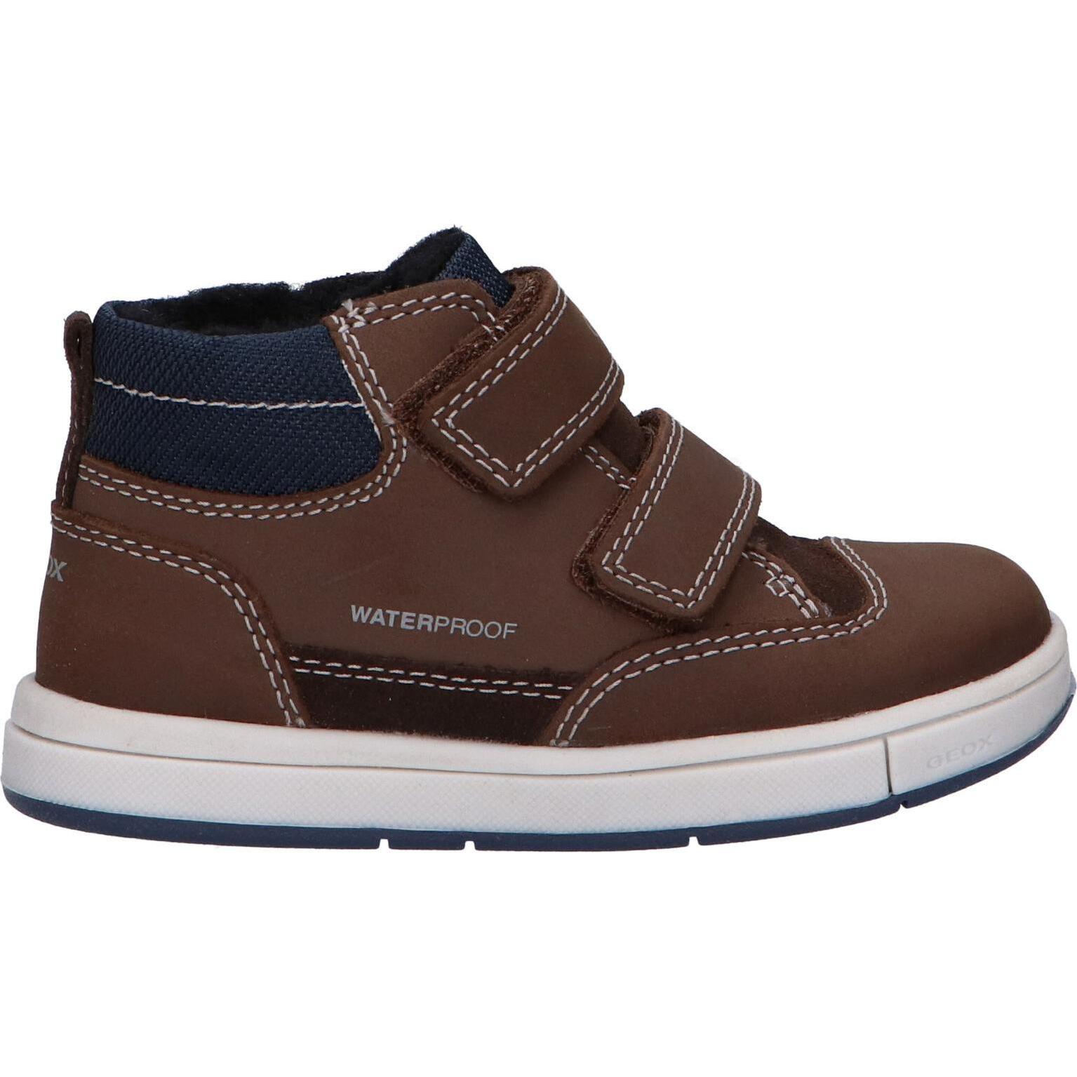 Girl and boy ankle boots geox b164ra 03222 c6mf4 coffee-navy