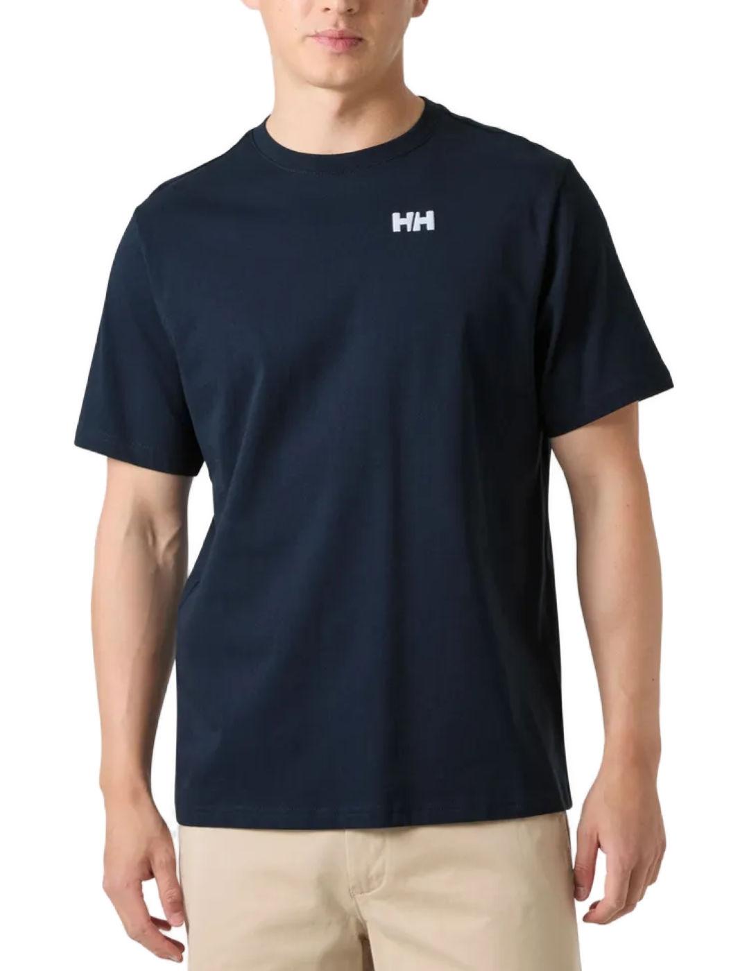 Camiseta Helly Hansen Core marino manga corta para hombre