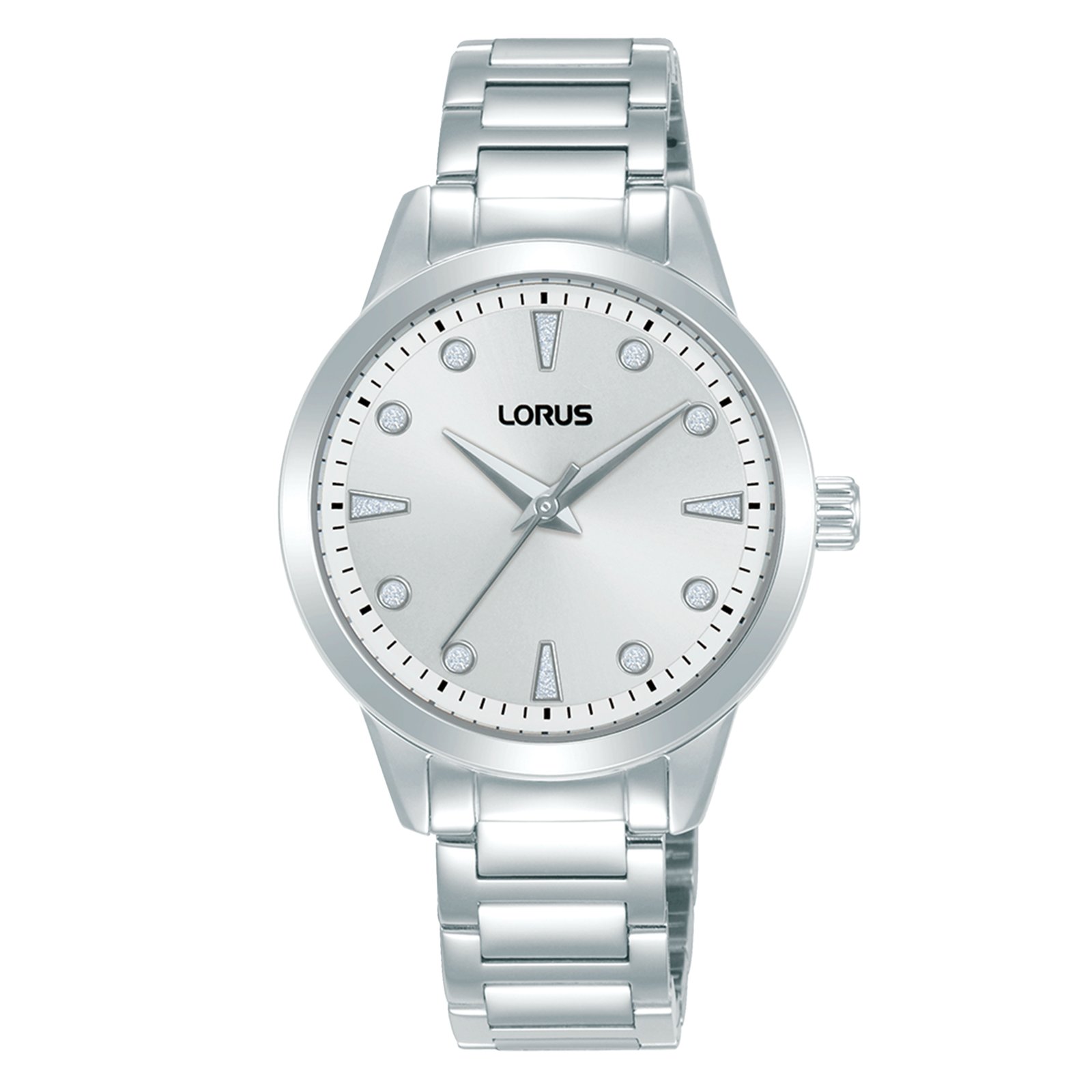 Lorus Reloj Mujer Caja De Acero Pulsera Acero De Color Plata Resistente Al Agua 5 Atm Rg267yx9