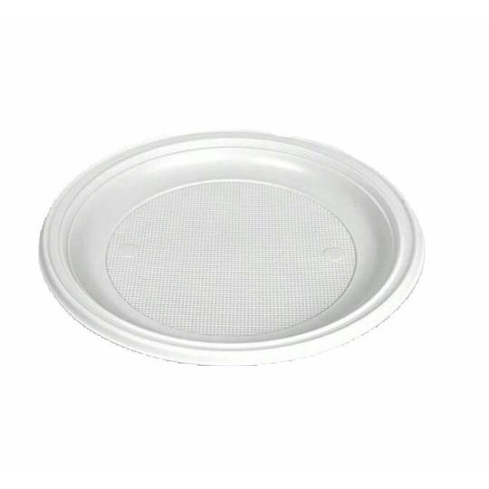 SNOWDVANCE Pack 36 Platos Reutilizables de Plástico 25 cm | Extra Resistentes, 100% Reciclables, Higiénicos