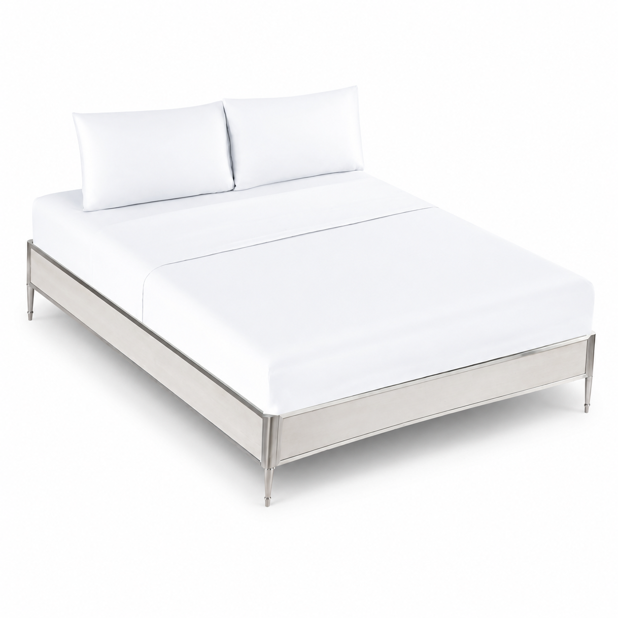 Juego de Sábanas Lisas 4 Piezas en Color Sólido para Cama 90, 135, 150 y 180 cm, Tacto Suave para Dormitorio y Uso Diario