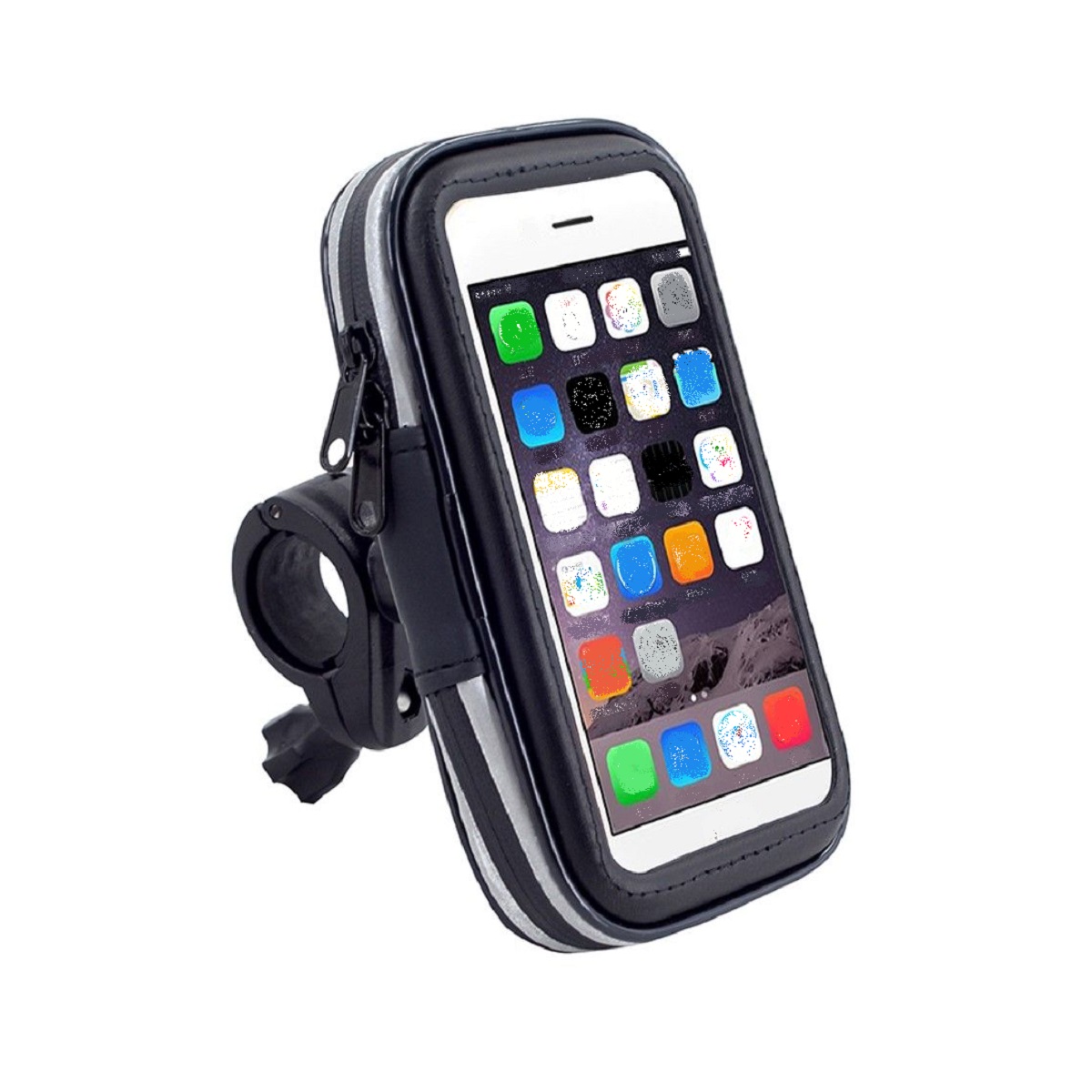 para Oneplus 10T (2022) Soporte Manillar Bicicleta Moto Impermeable Reflectante - Negro