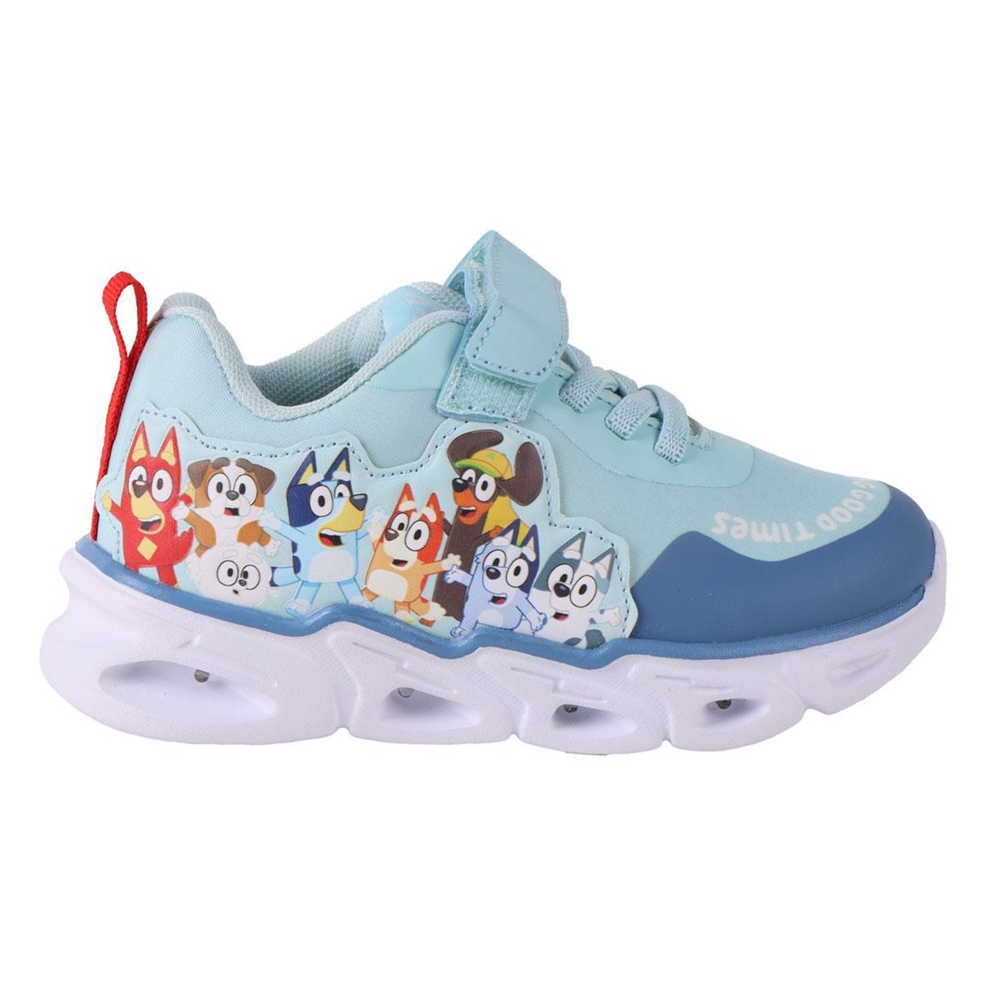 Deportivas Bluey para Niños y Niñas - Zapatillas Infantiles Suela Ligera EVA, Cómodas, Resistentes y Ajustables con Velcro, Ideales para Colegio, Parque y Uso Diario
