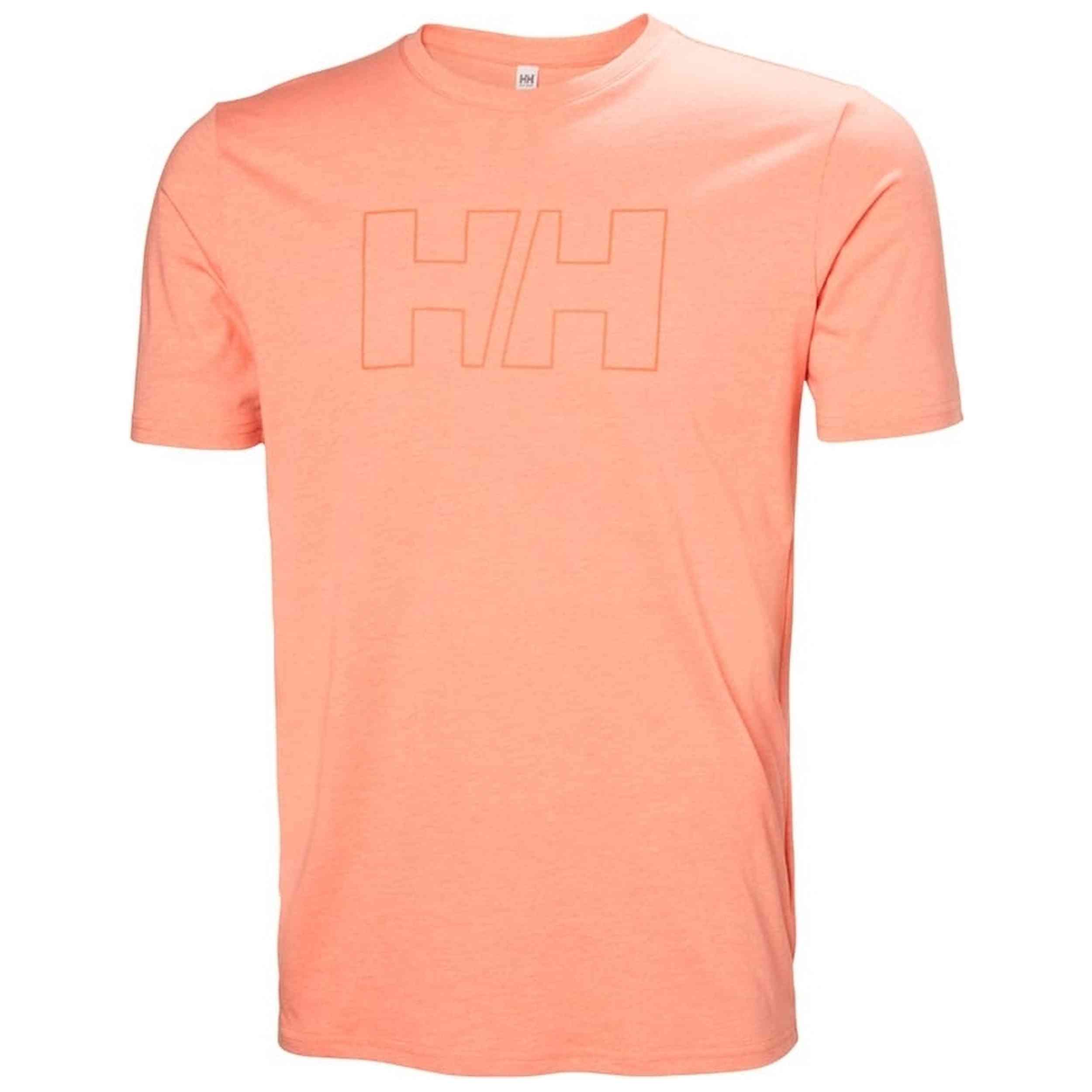 Camiseta De Manga Corta Helly Hansen modelo HH Tech Logo T-Shirt para Hombre en color Naranja