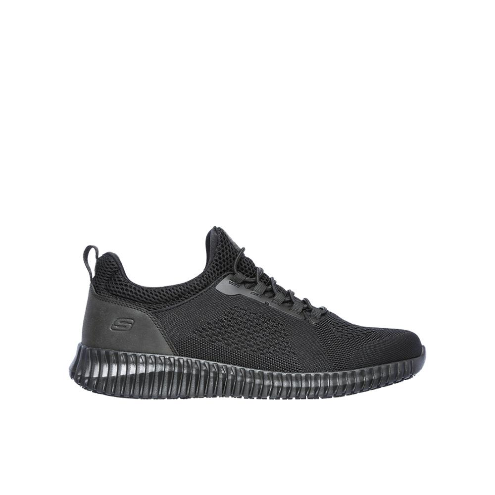 Skechers Work Relaxed Fit: Cessnock SR Zapatillas deportivas para hombre negras en textil y sintético 86537