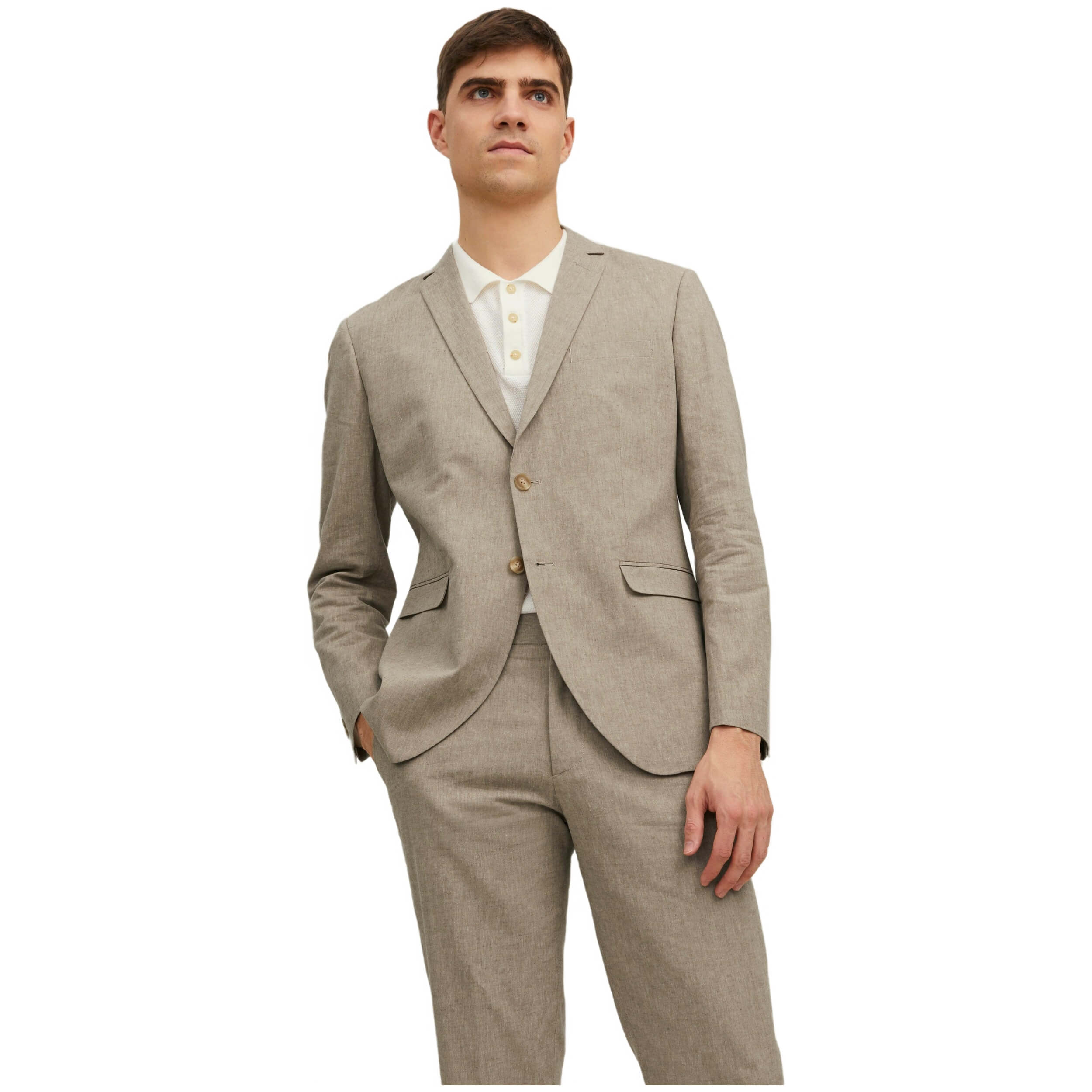 Blazers Jack & Jones modelo 12228721-Beige para Hombre en color Beige