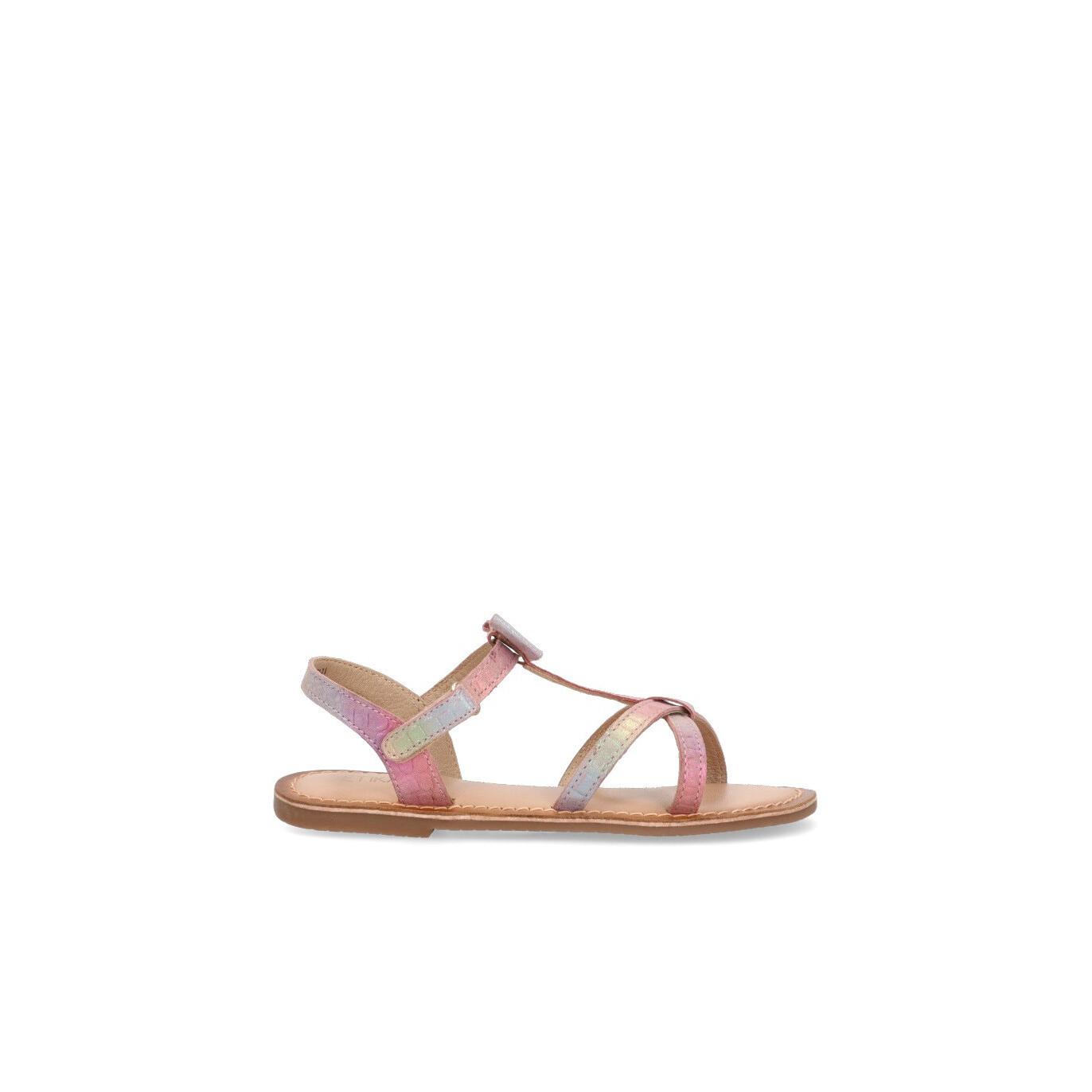 Sandalia ETIKA 13710 Rosa - Piel - Plana