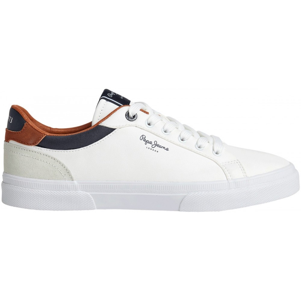 PEPE JEANS PMS30839 800 Sneakers hombre 29083 XL DEPORTIVO TENIS BLANCO