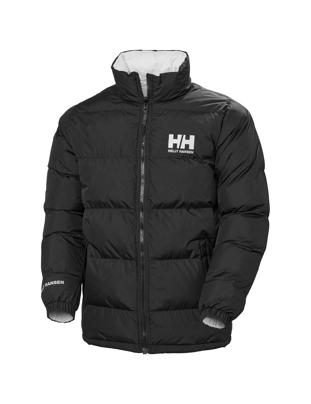 Helly Hansen Chaqueta Hombre Reversible Negra Plata