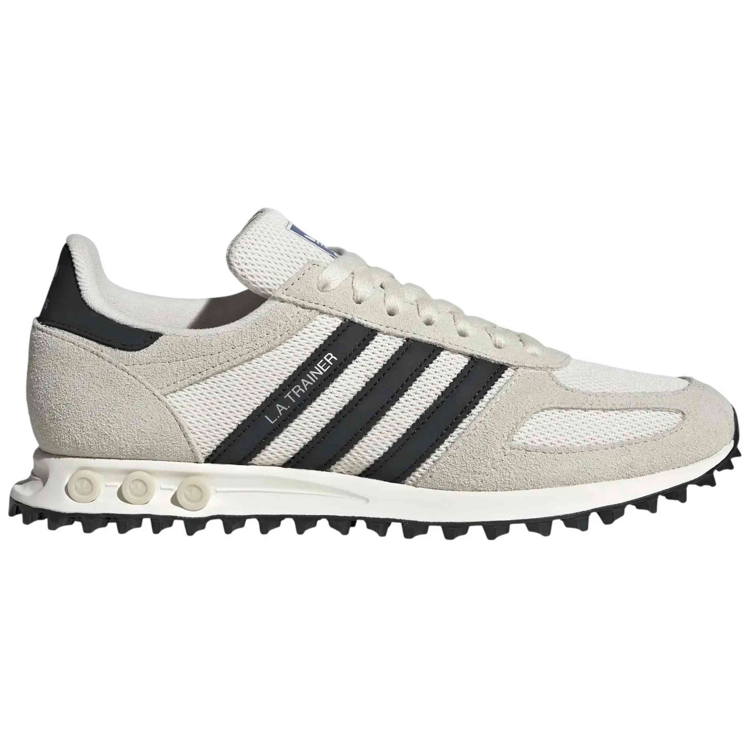 Zapatillas Adidas modelo LA Trainer OG "Cloud White / Core Black / Aluminium" para hombre y mujer en color Blanco