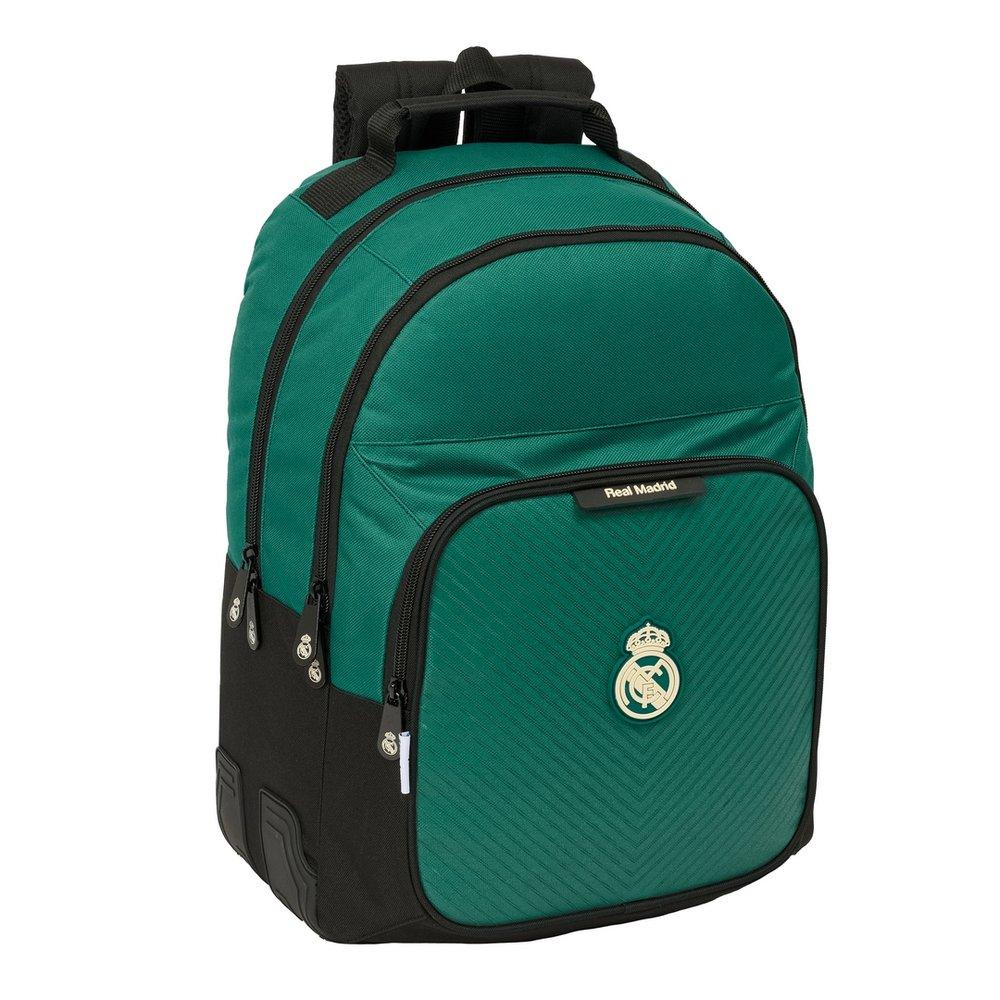 SAFTA  MOCHILA DOBLE CANTONERAS REAL MADRID 2ª EQUIP. 26/27 42X32 REAL MADRID 2ª EQUIP. 26/ 27 15x32x42 Cms.