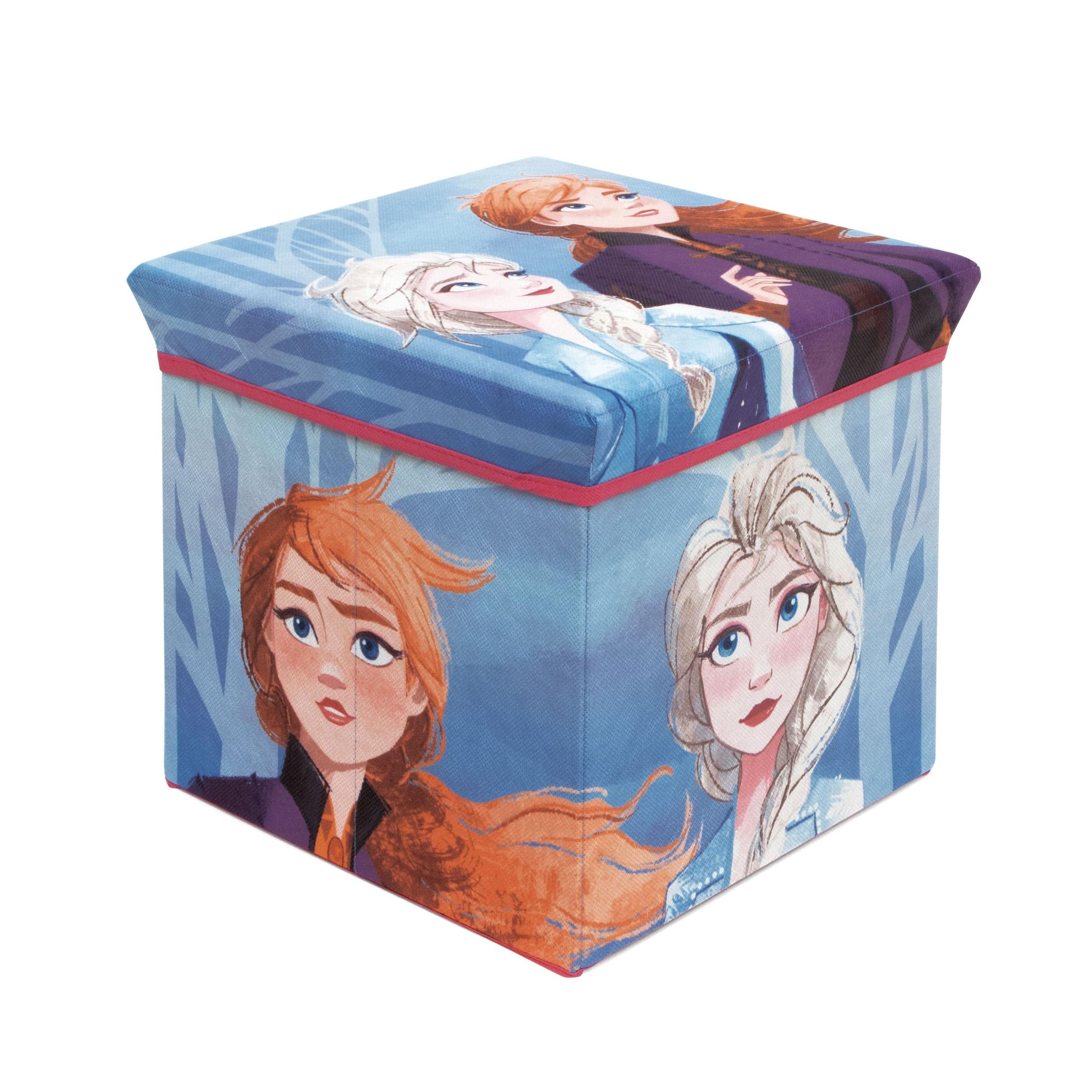 ARDITEX WD12905 Asiento Guardatodo textil plegable de 30x30x30cm de DISNEY-Frozen II