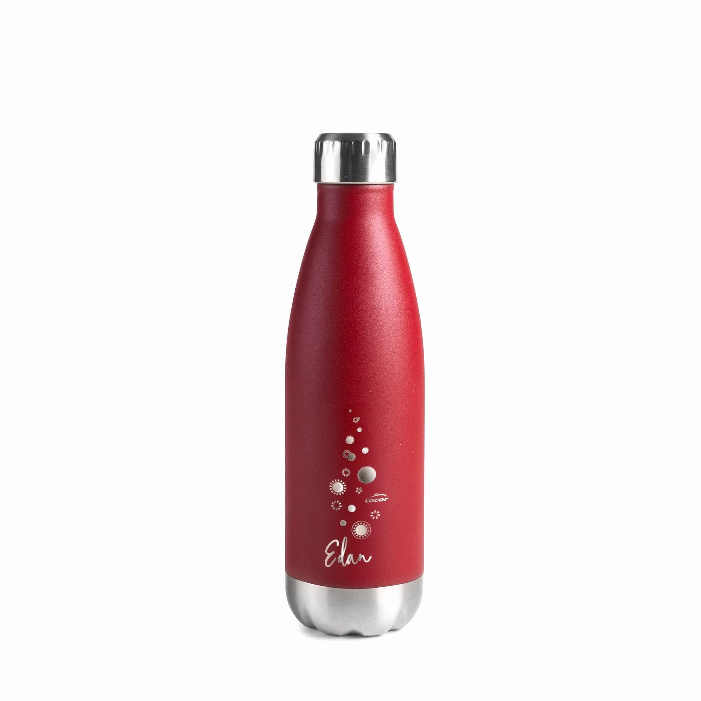 BOTELLA INOX ROJA EDAN 500ML