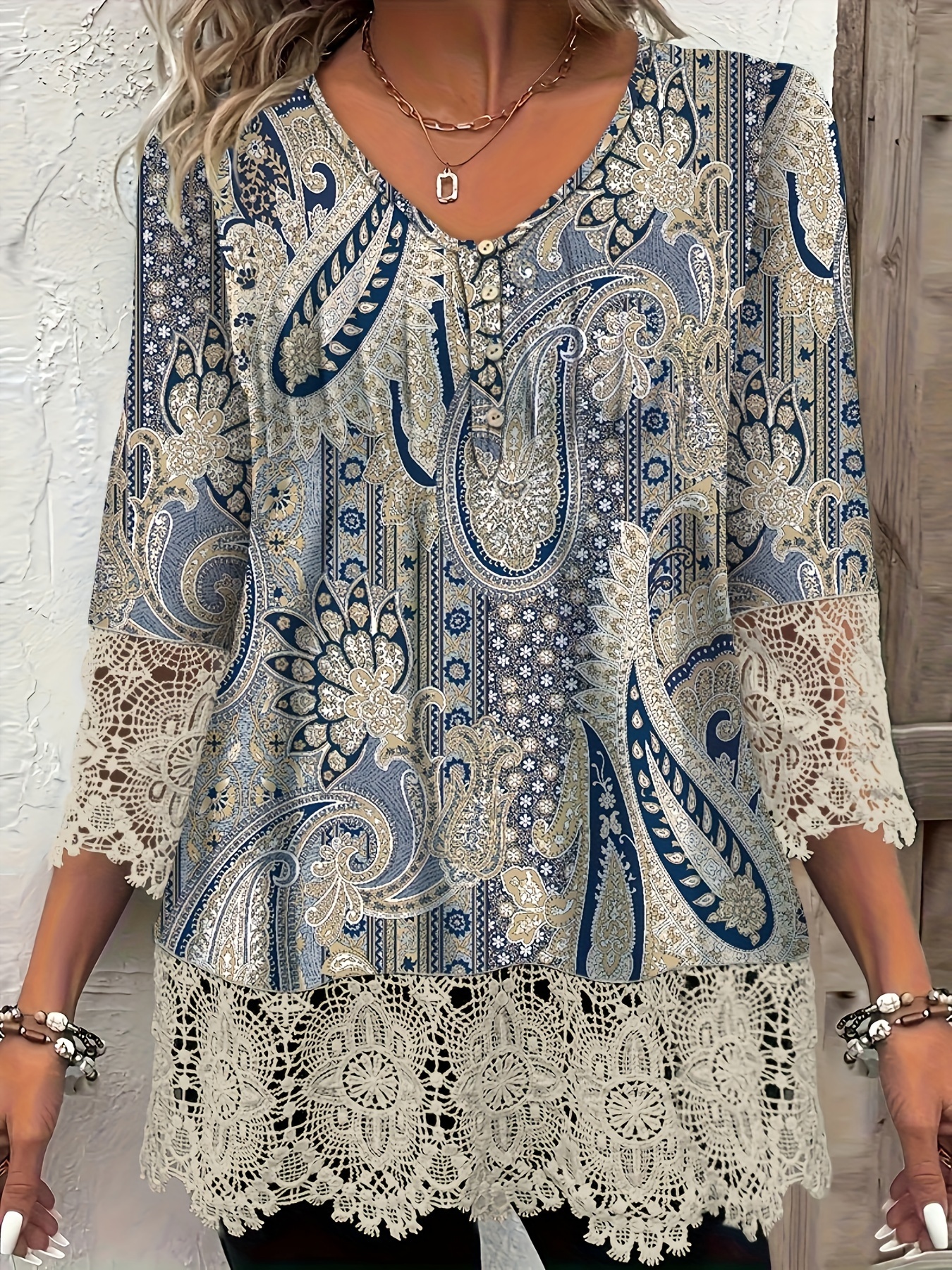 TK Camiseta De Mujer De Talla Grande Elegante Y Casual Manga Larga Moda Suelta Para Vacaciones Y Fines De Semana