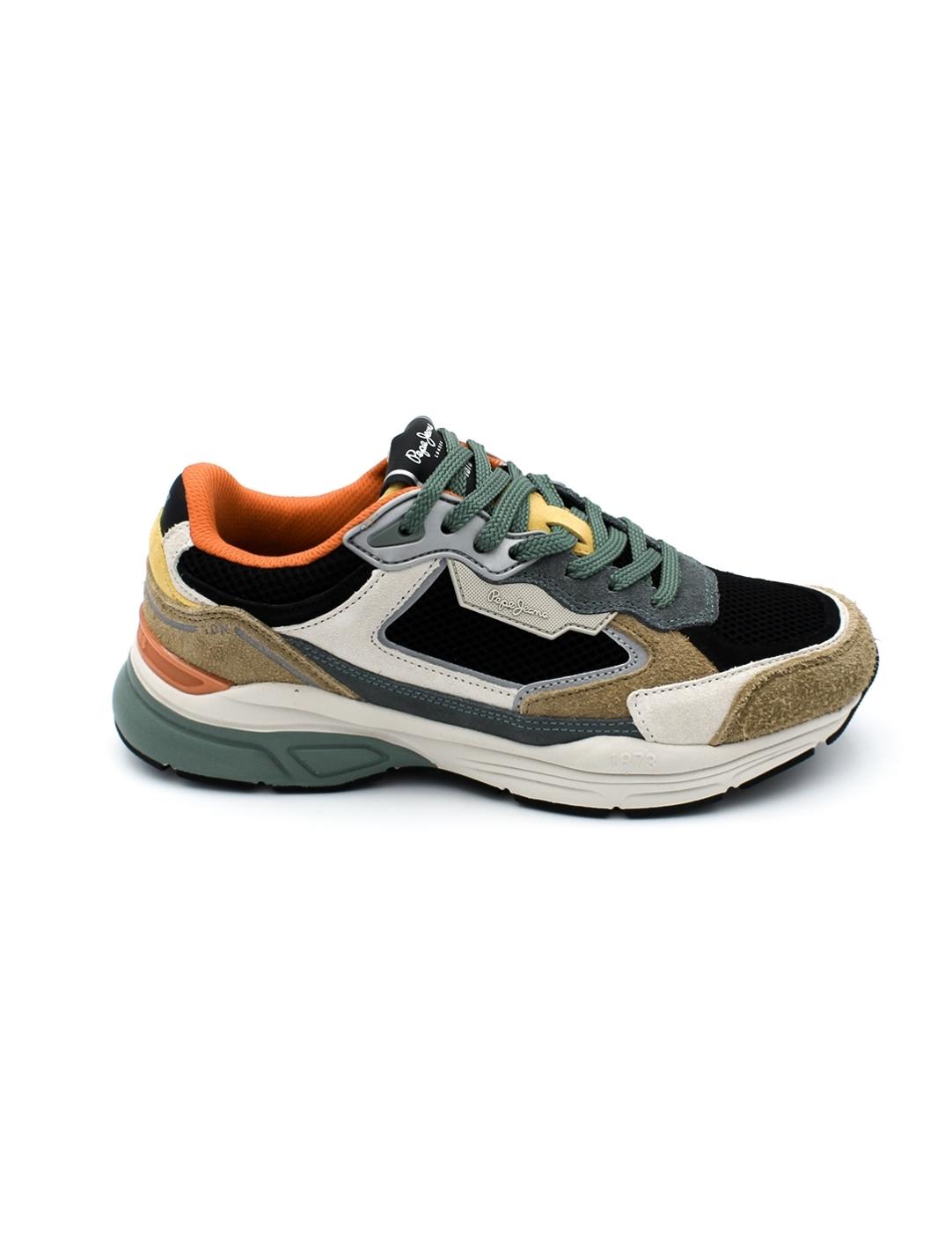 Zapatillas Dave Risen Pepe Jeans PMS60026 Taupe/Beige Hombre