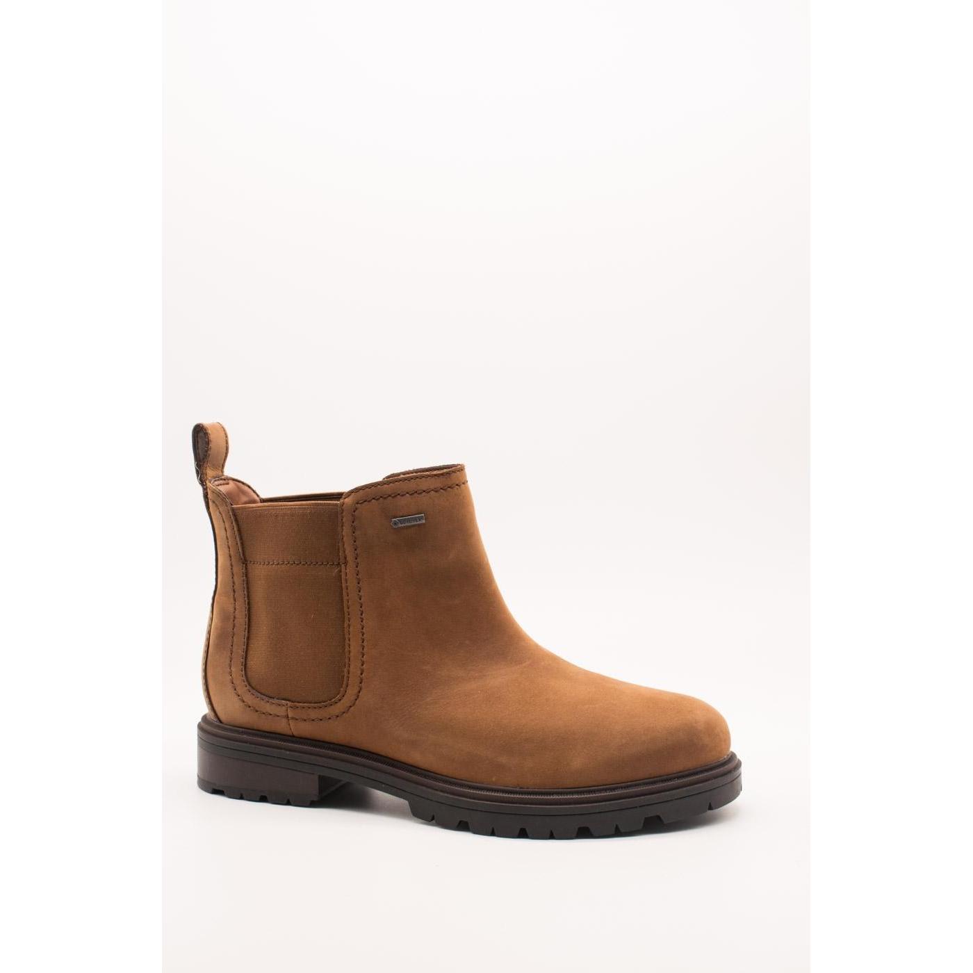 Botín Clarks Doxburyjazz GTX Mujer Piel Engrasada Impermeable