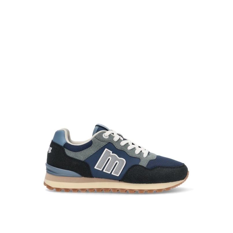 Zapatillas Casual Mustang - Hombre - Suela Plana - Modelo 84711 - Color Marino
