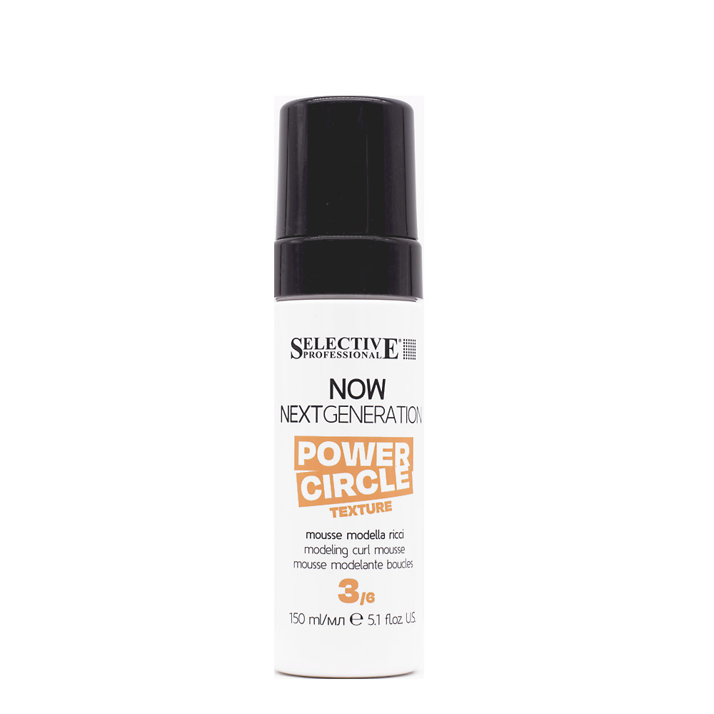 Selective Professional Now Curl Power Circle 150ml - mousse eco voluminizadora
