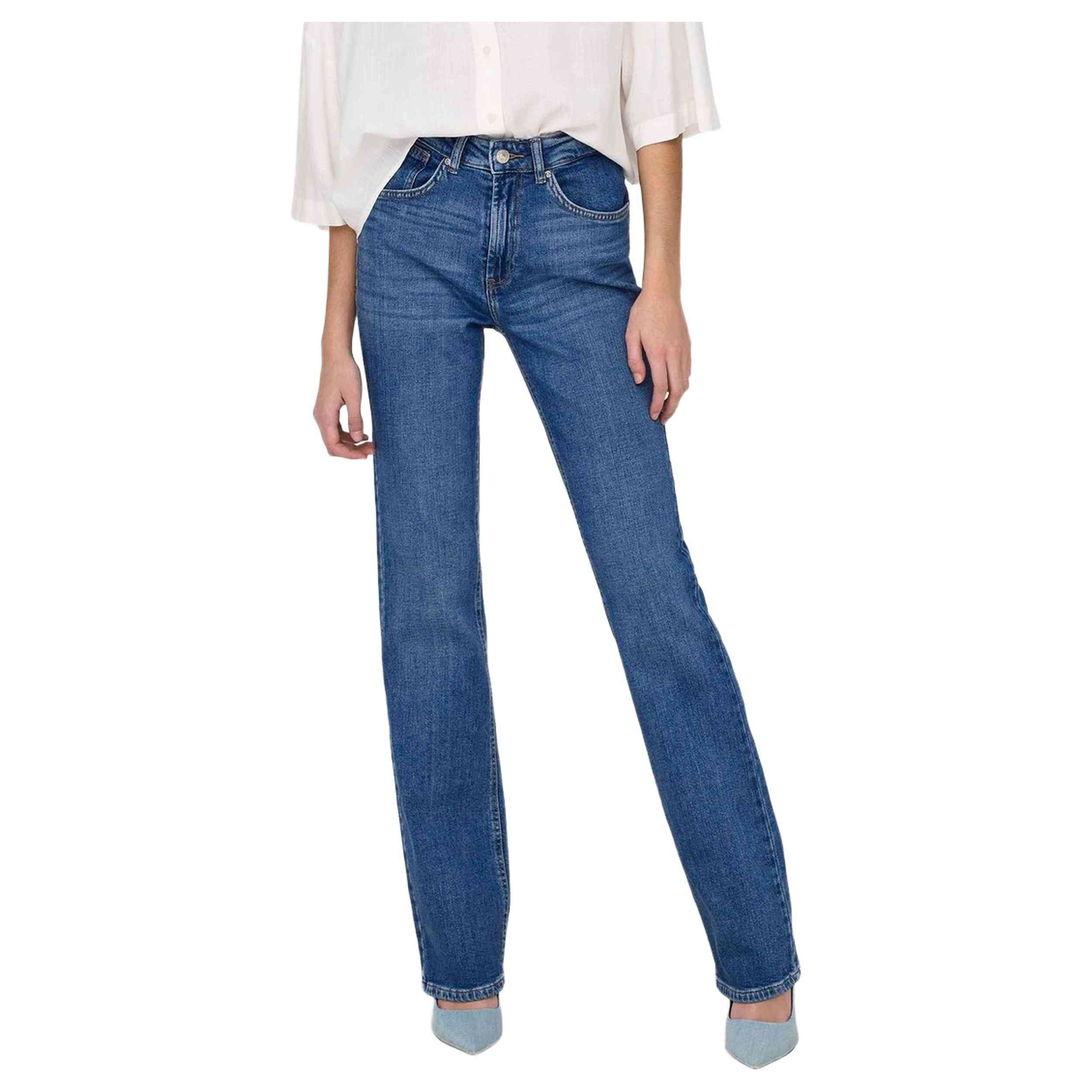 Pantalones Largos Only para Mujer en color Azul