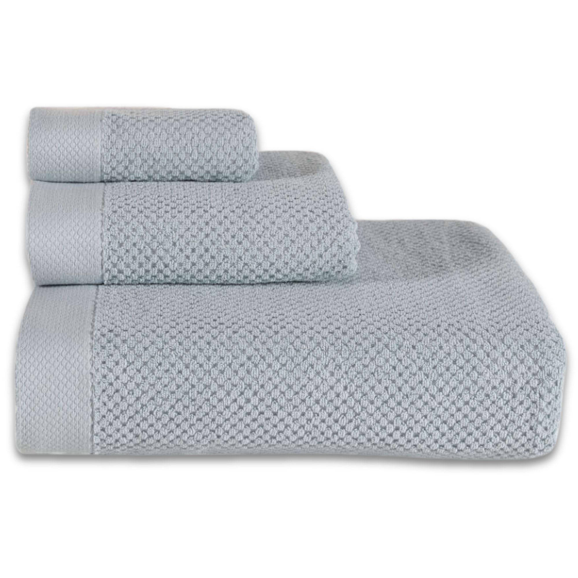 Juego de 3 Toallas de Algodón Premium  (6 Colores diferentes) - 3 Piezas Súper Absorbentes 500 GSM - Toalla Grande 150x100 cm, Mediana 100x50 cm y Facial 30x50 cm - Suaves, Duraderas y Elegantes para Baño - No pierden color