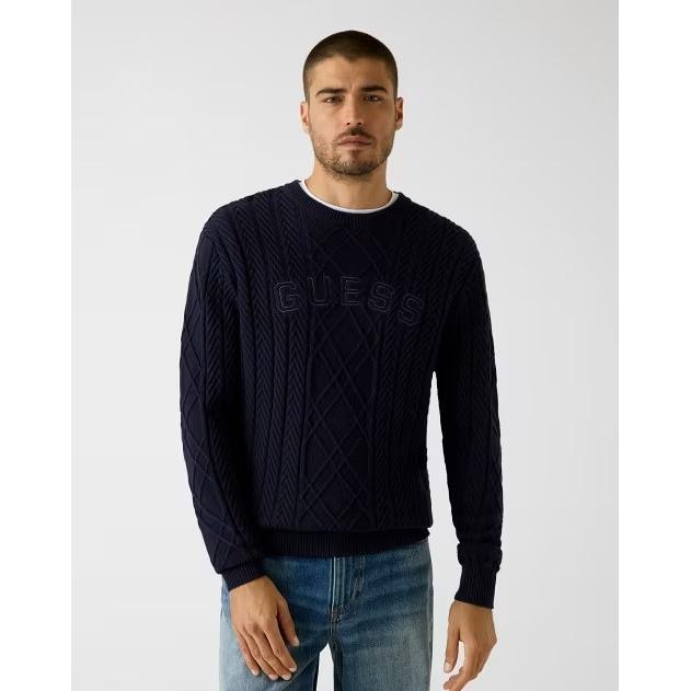 Guess Suéter de punto trenzado