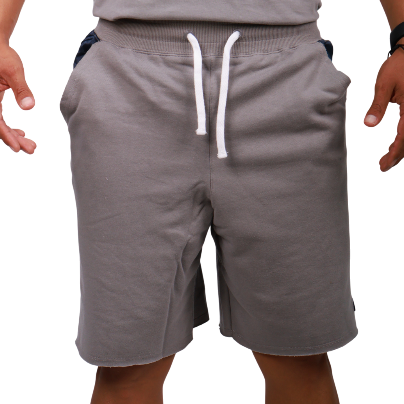 Pantalon Corto Ellesse Atonio Gris Hombre Moderno, Ropa casual 95% Algodón, 5% Elastano