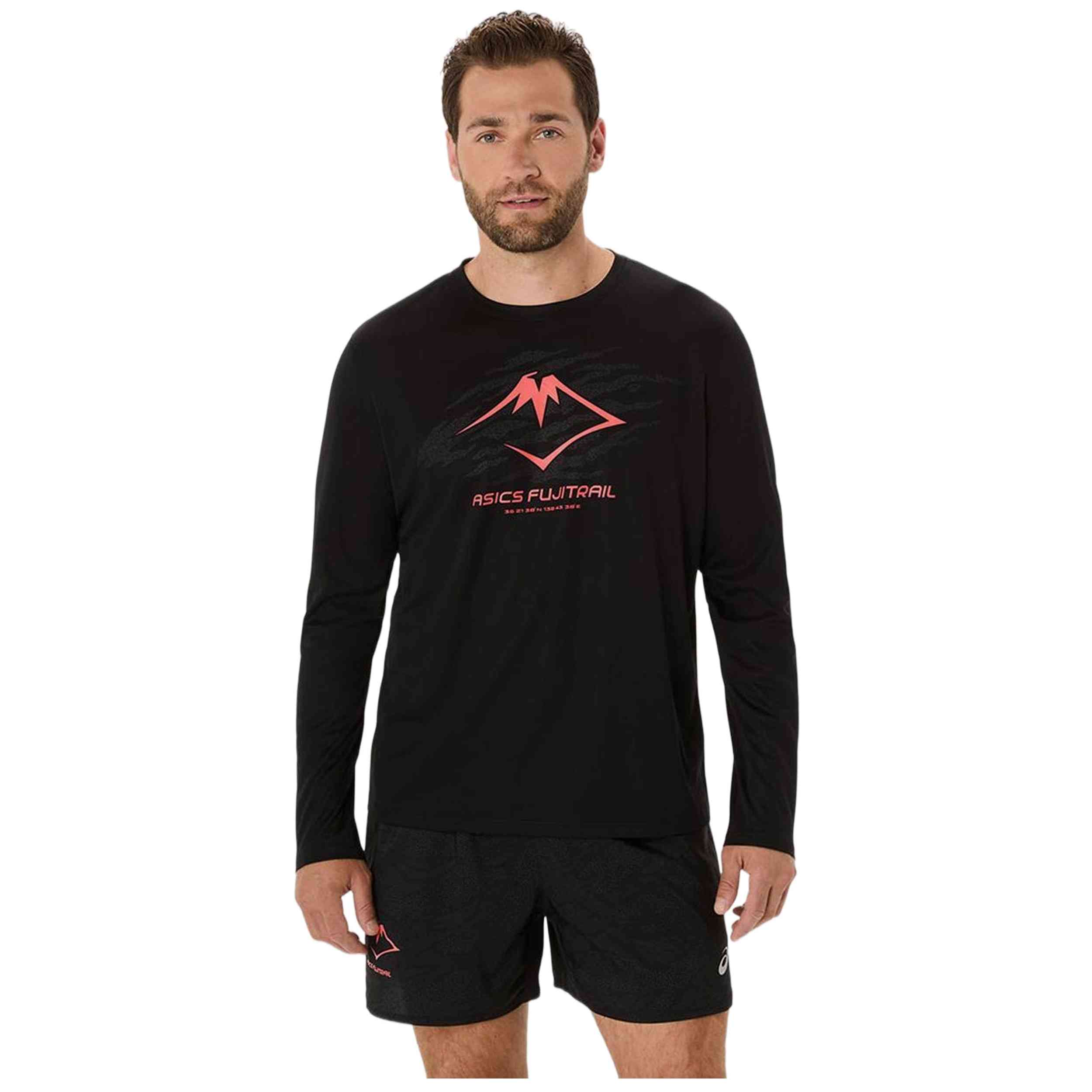 Camiseta De Manga Larga Asics modelo 2011C987-003 para Hombre en color Rojo