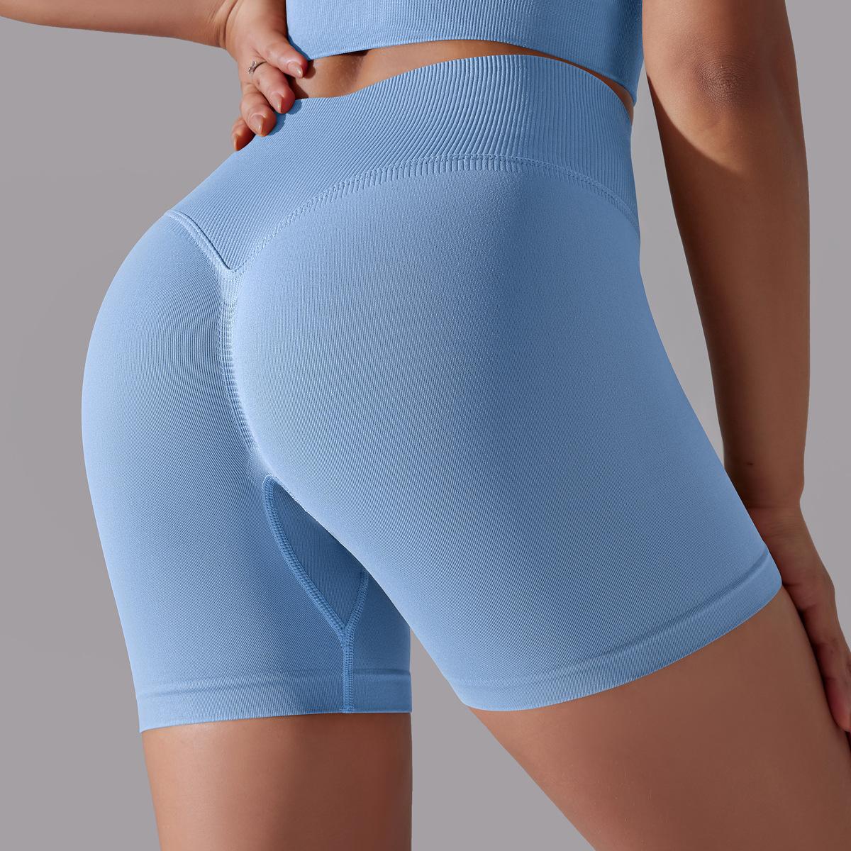 CA Pantalones cortos de Yoga sin costura para Mujer, Mallas