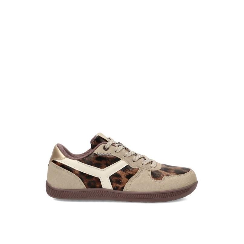 Zapatillas Respetuoso/barefoot Etika - Mujer - Respetuoso/barefoot - Modelo 50233 - Color Leopardo