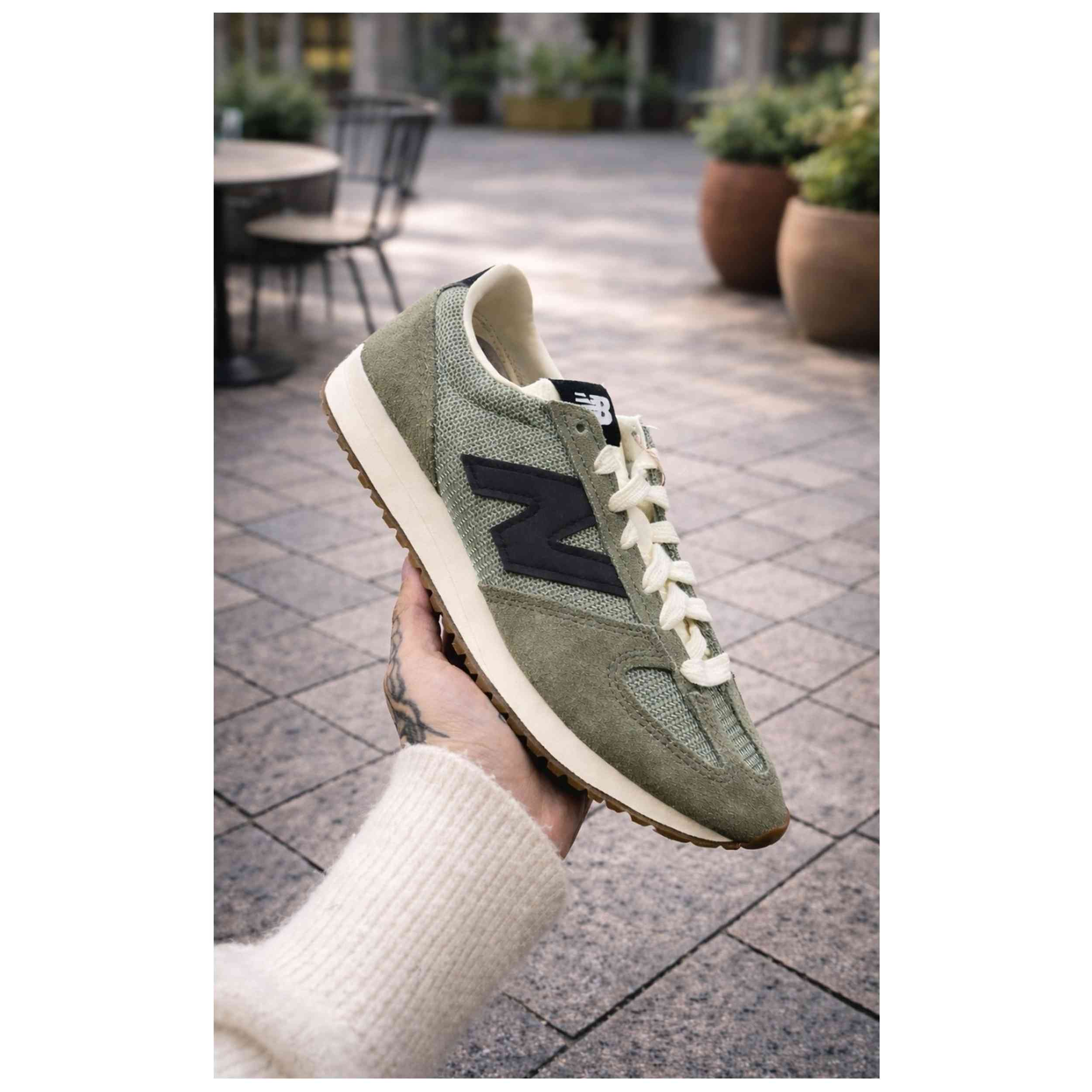 Zapatillas New Balance modelo U4718IP para hombre y mujer en color Verde