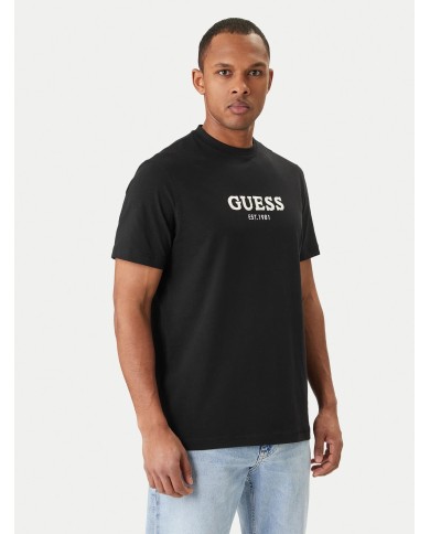 Guess Camiseta CN SS Guess Logo Contrast Stit