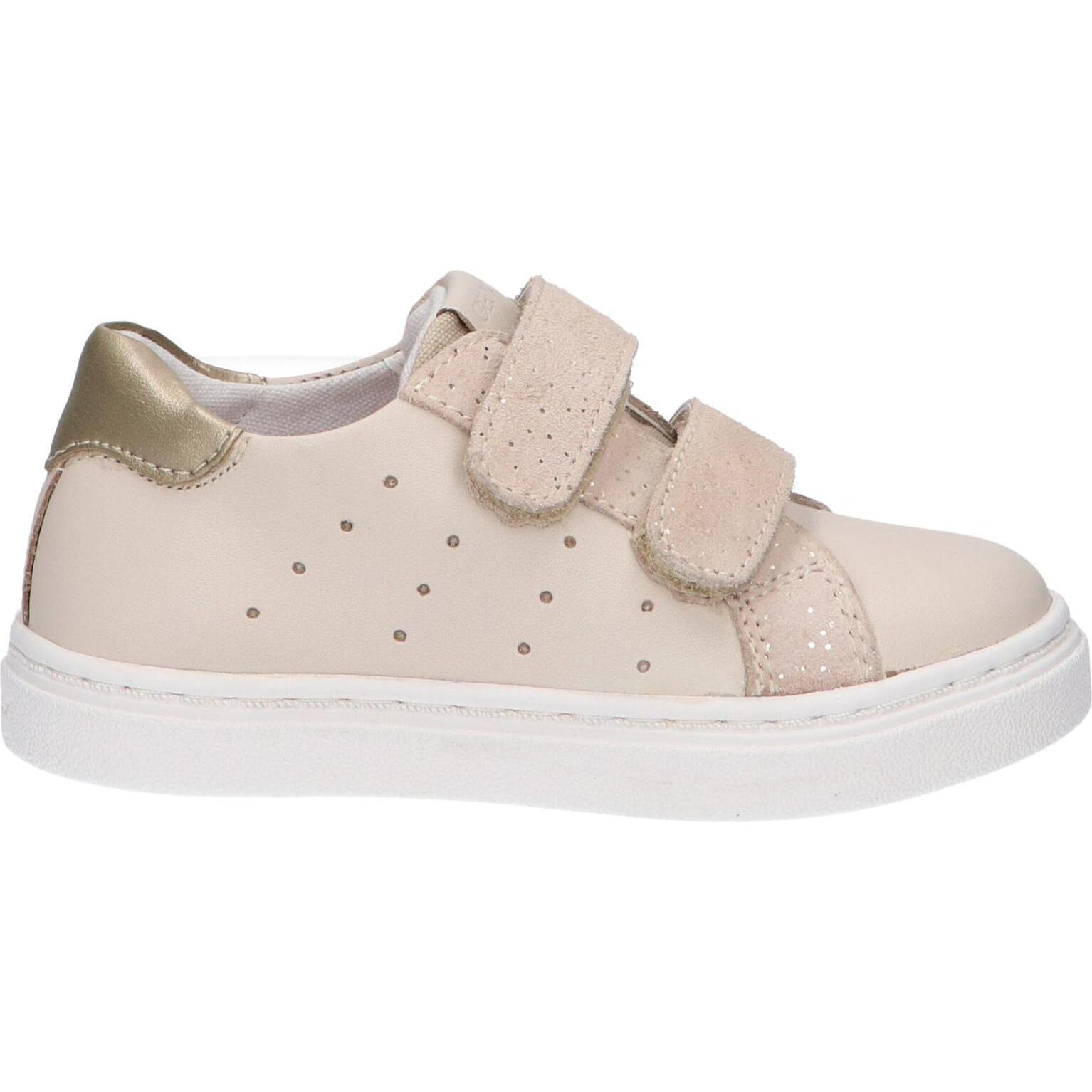 Geox girl's sports shoes b453hb 085bs b nashik c0262 beige-platinum