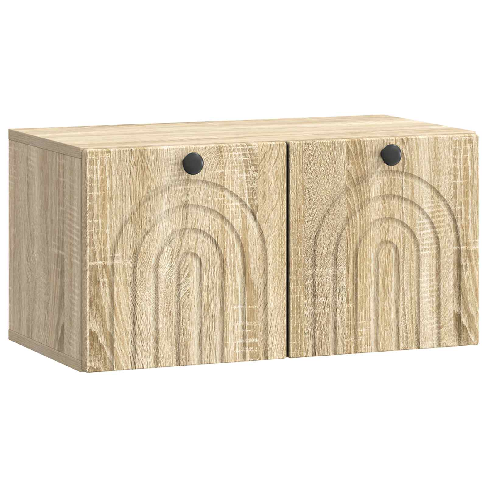 vidaXL Mueble para TV de pared 59,5 x 31 x 30 cm Madera de Ingeniería Multicolor