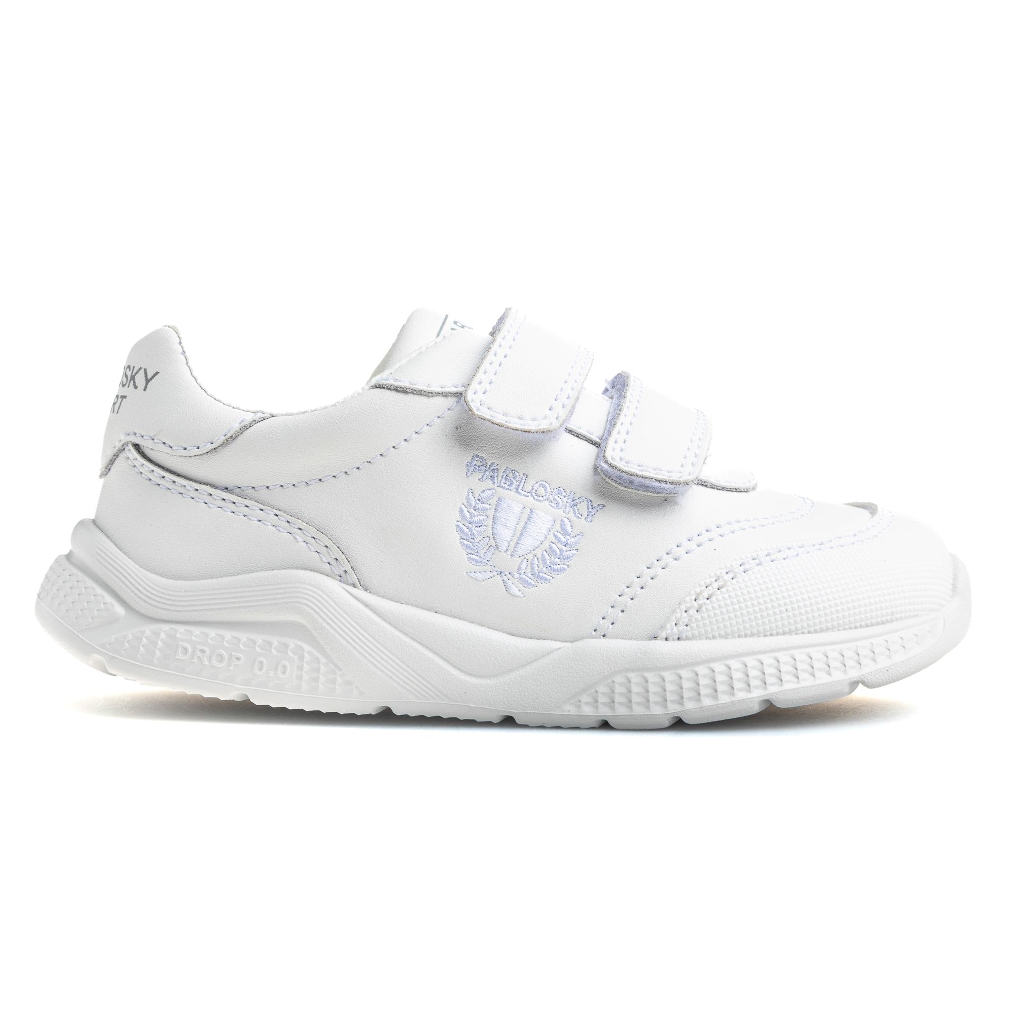 Pablosky - Zapatillas Saturn Plus 903900 para niño con cierre de velcro, exterior de piel y textil, forro transpirable y suela flexible