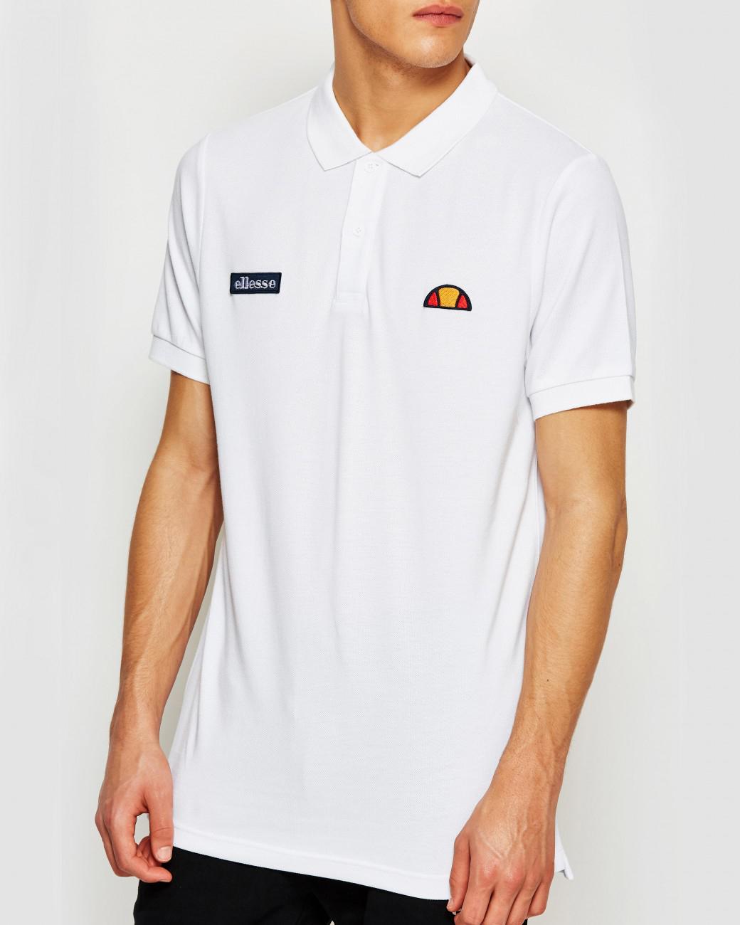 Polo Blanco Clásico Ellesse con Detalles Bordados