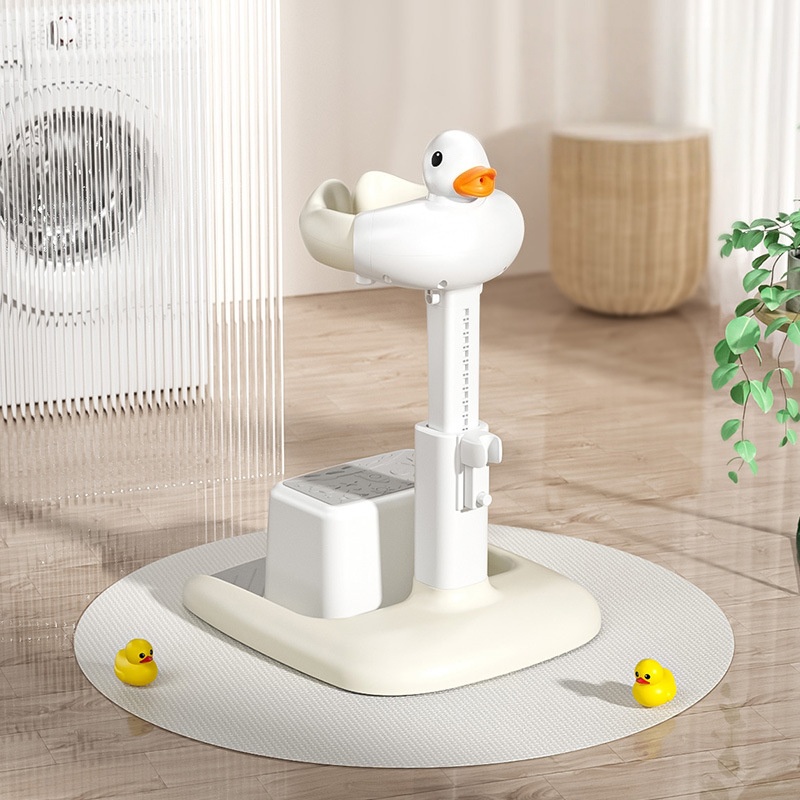 Bañera de pie para bebés, ajustable y desmontable, bañera infantil antideslizante, soporte de baño para el hogar.
