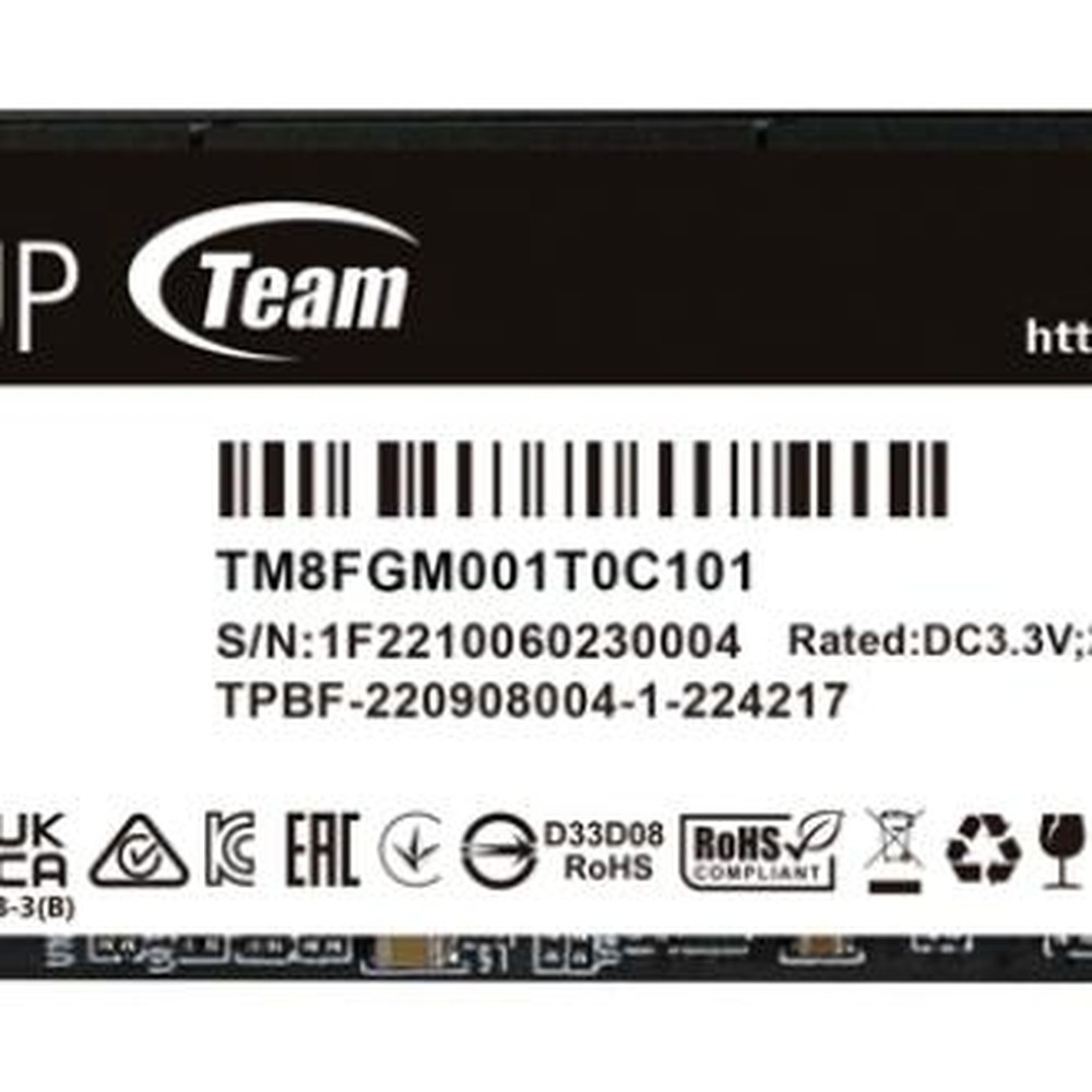 Teamgroup - Disco duro NV5000 1TB M.2 SSD NVMe PCIe 4.0 con velocidad de lectura 4500 MB/s para PC y portátil