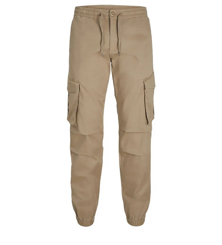 Pantaln JACK & JONES JPSTKANE NOAH CUFFED CARGO NOOS 12242264 Beige Beige
