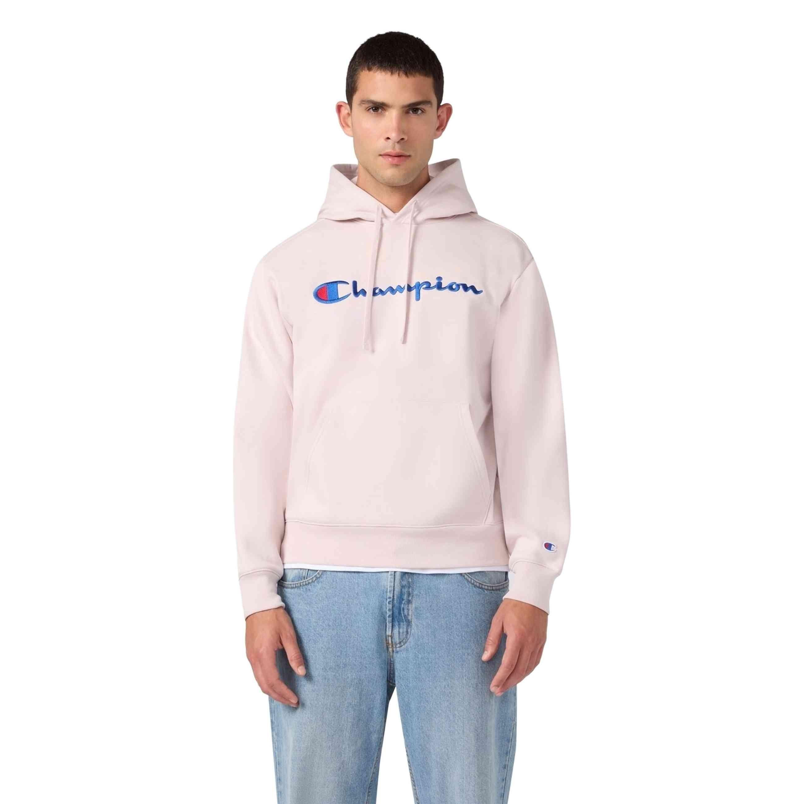 SUDADERA CHAMPION ROSA EMBROIDERED LOGO HOODIE