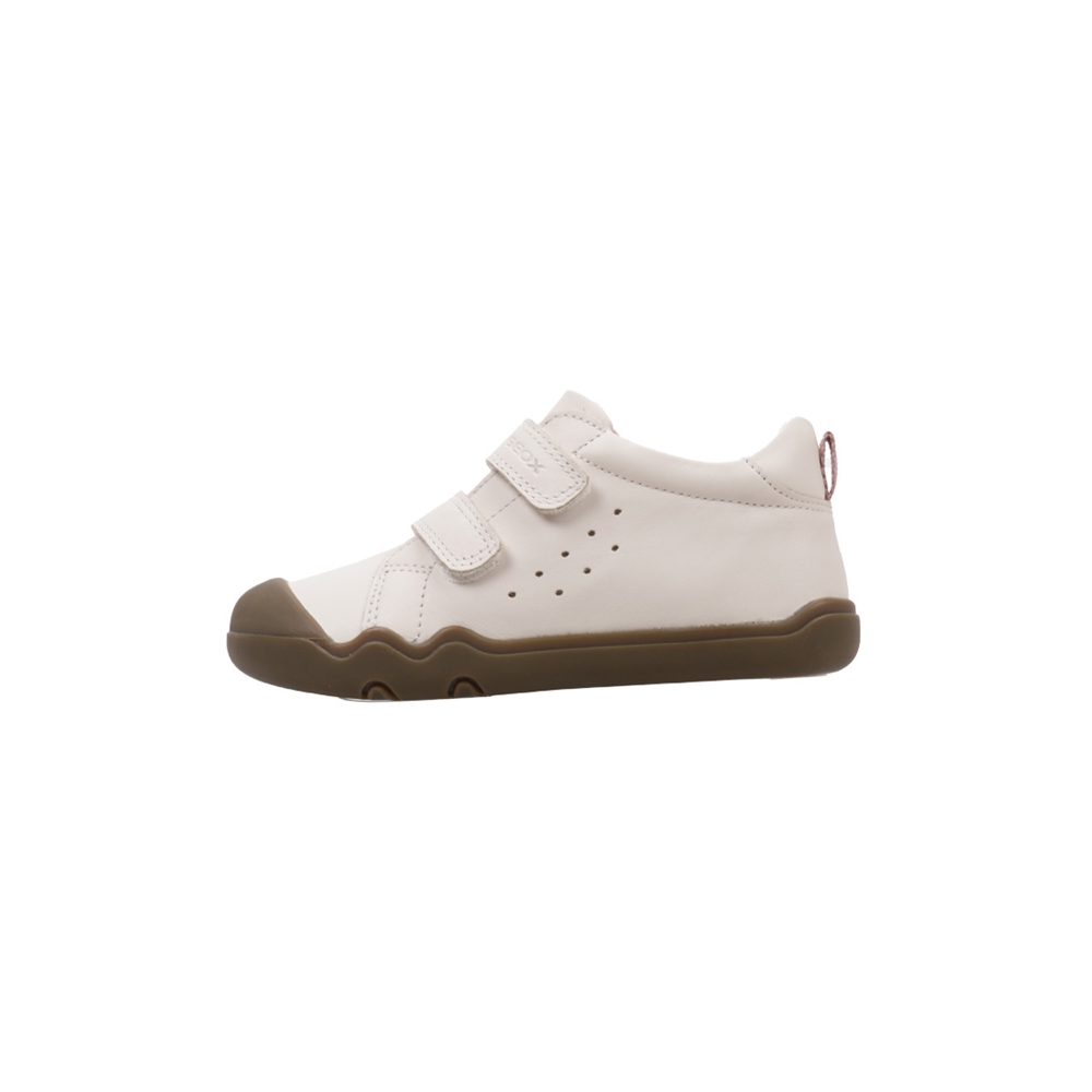 Geox B STEPPIEUP GIRL A Deportivas Con Velcro Bebé - niña (hasta la talla 30) Blanco