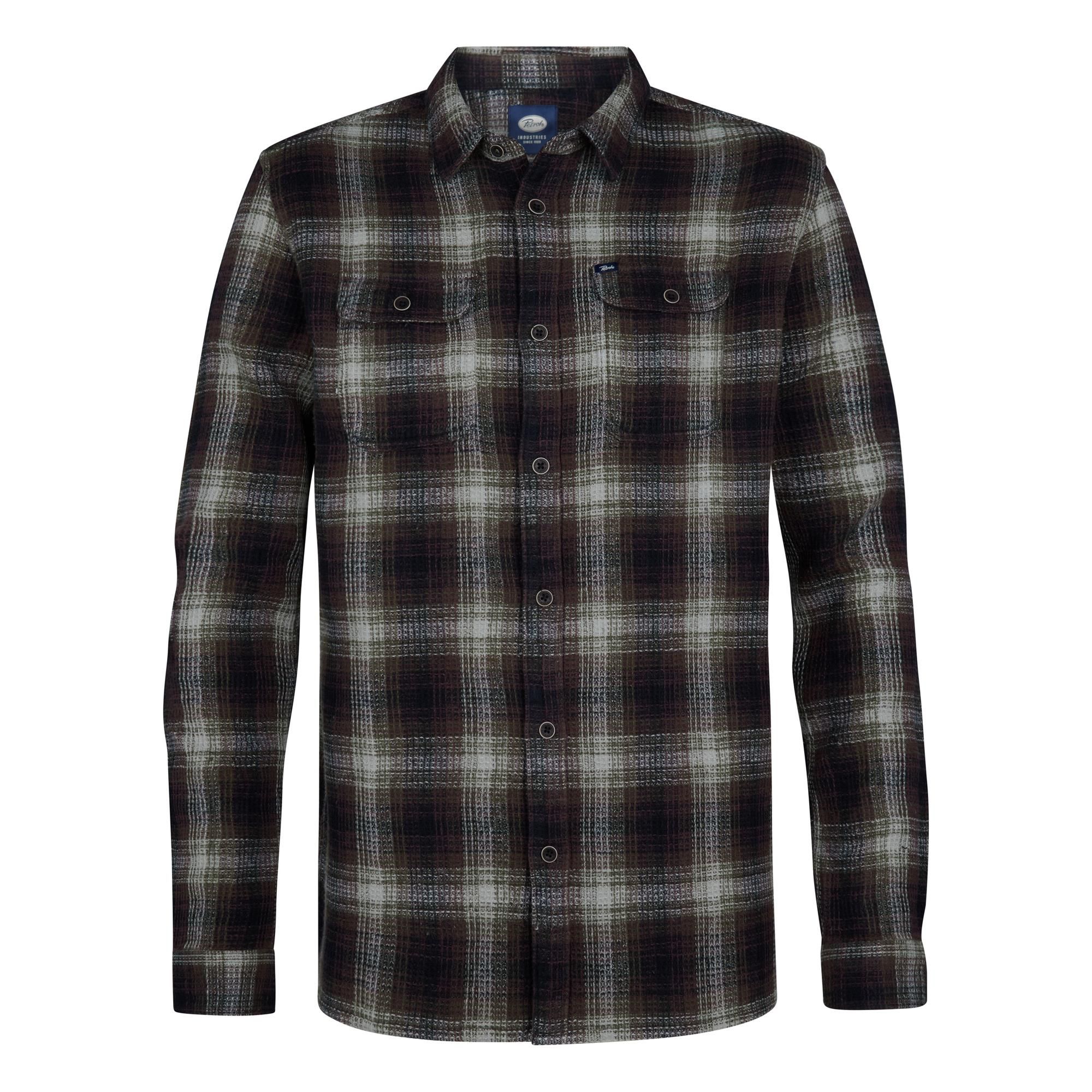 Camisa M-3050-SIL422, Marca Petrol Industries, Variedad de Color y Talla, Para Hombre
