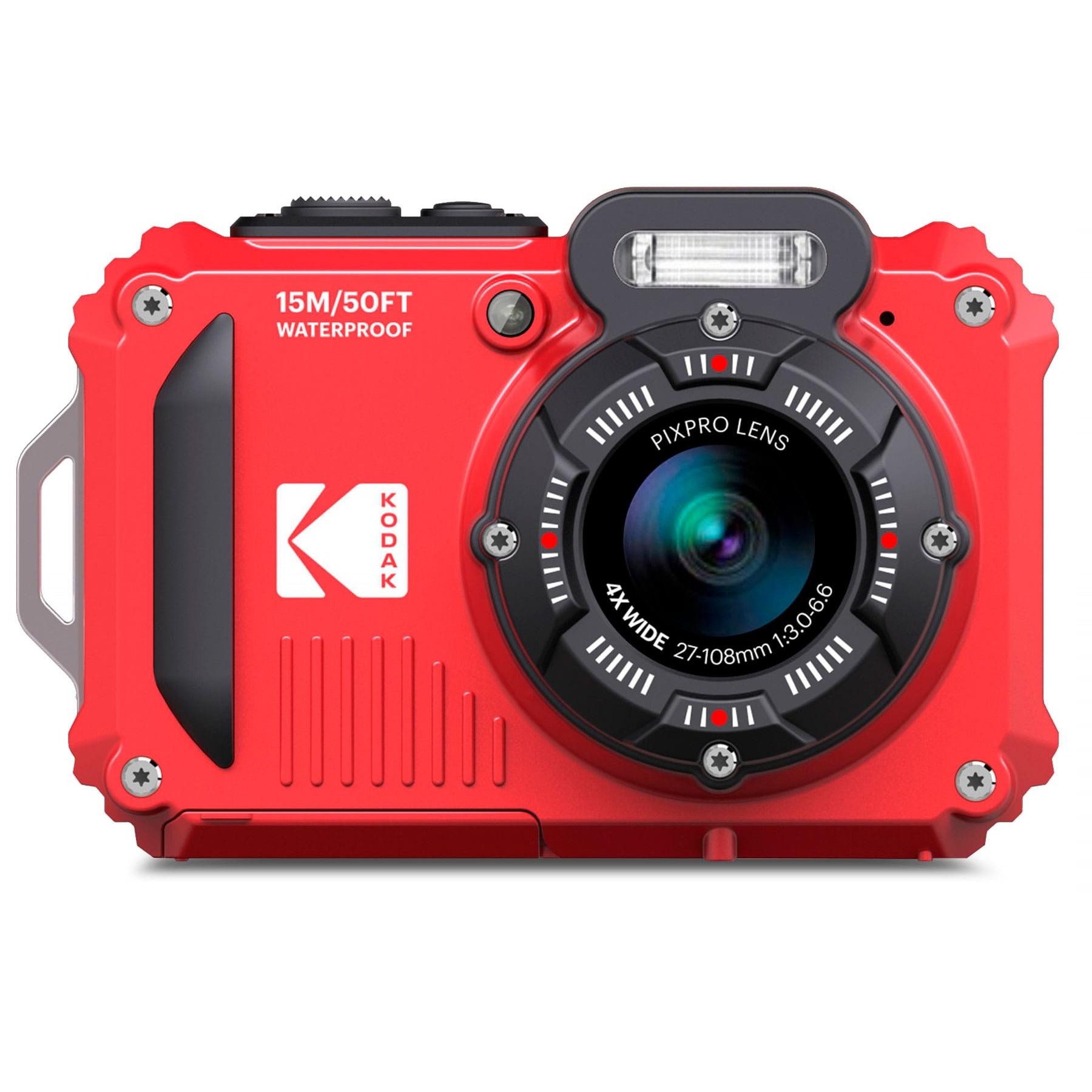 Kodak wpz2 waterproof adventure compact camera, 16 mp, 4x optical zoom, full hd 1080p video, 15m and 2m drop resistant