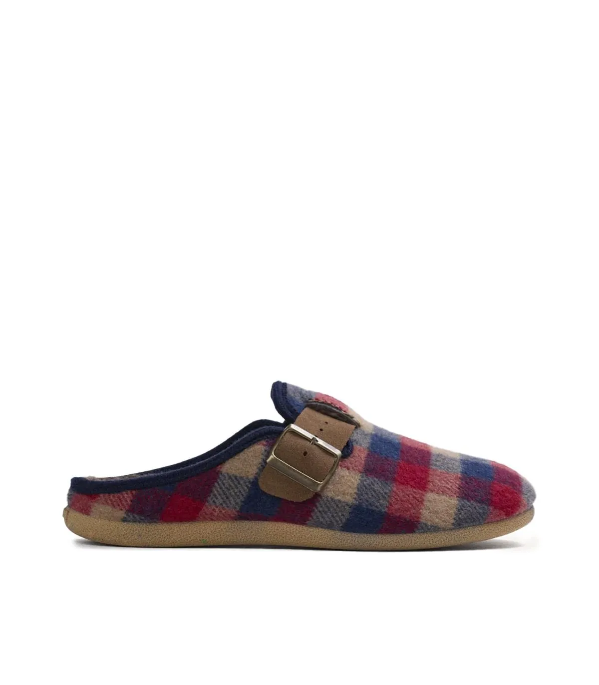 Zuecos de casa Gioseppo 80489 MARRON con hebilla para hombre601390016