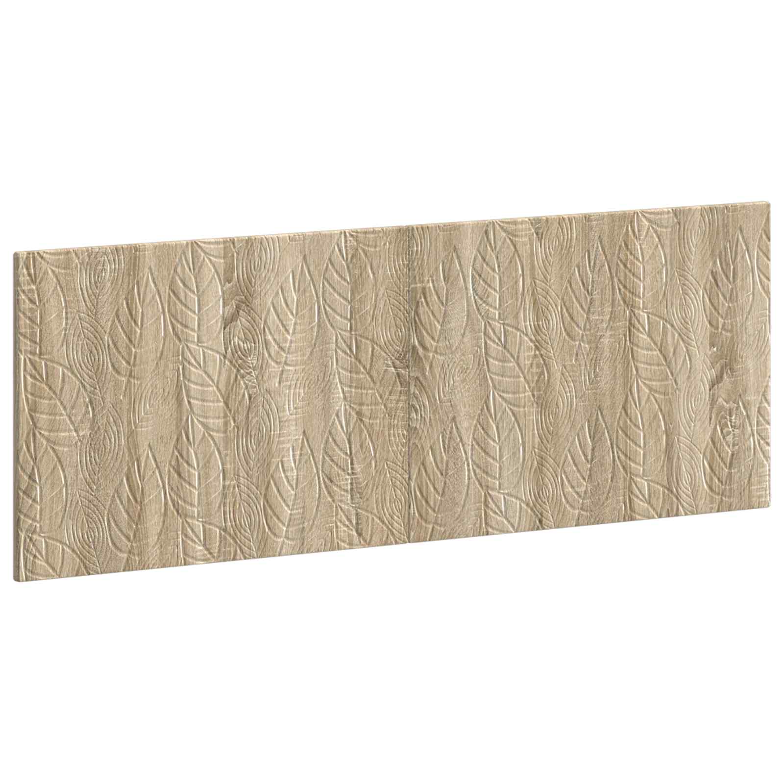 vidaXL Cabecero montada en la pared DELFT Madera de ingeniería 140 x 3 x 50 cm Multicolor