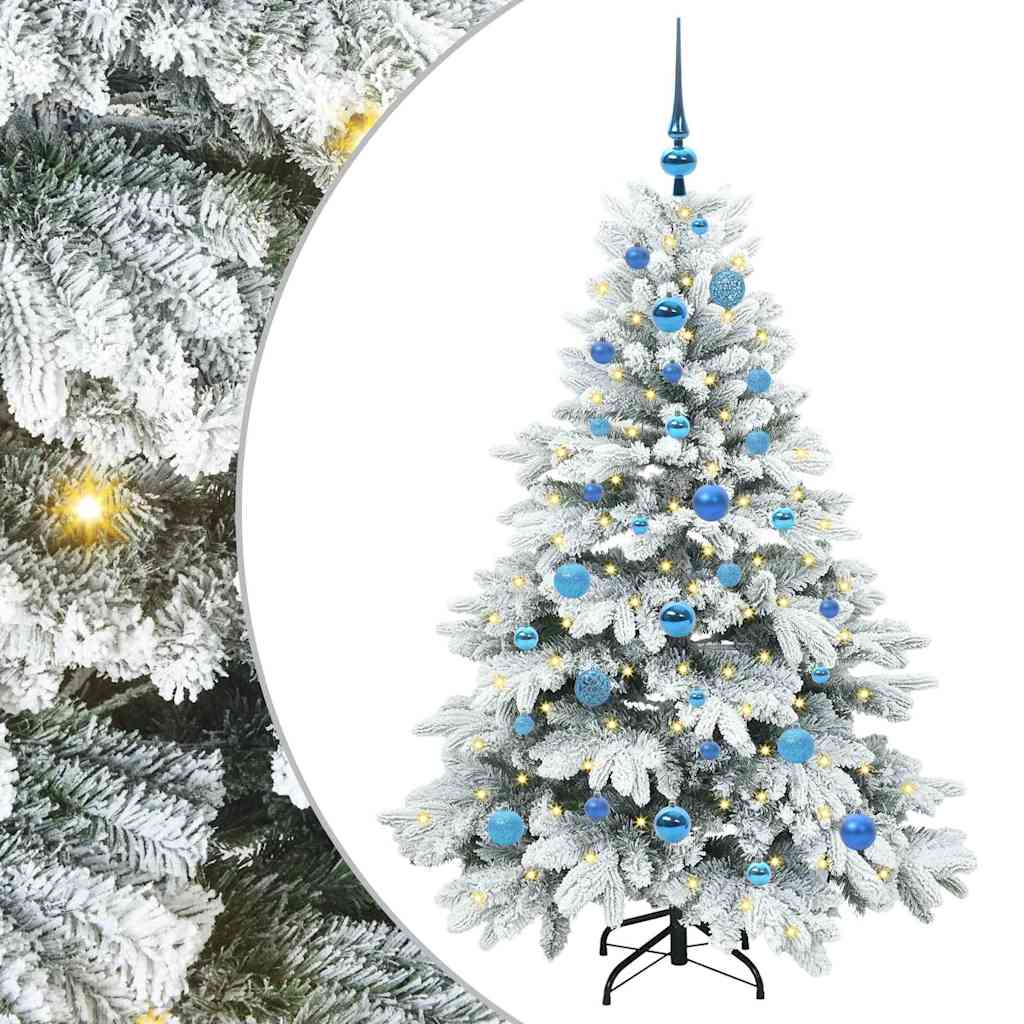 vidaXL Árbol de Navidad artificial con 150 LED 150 cm PE y PVC