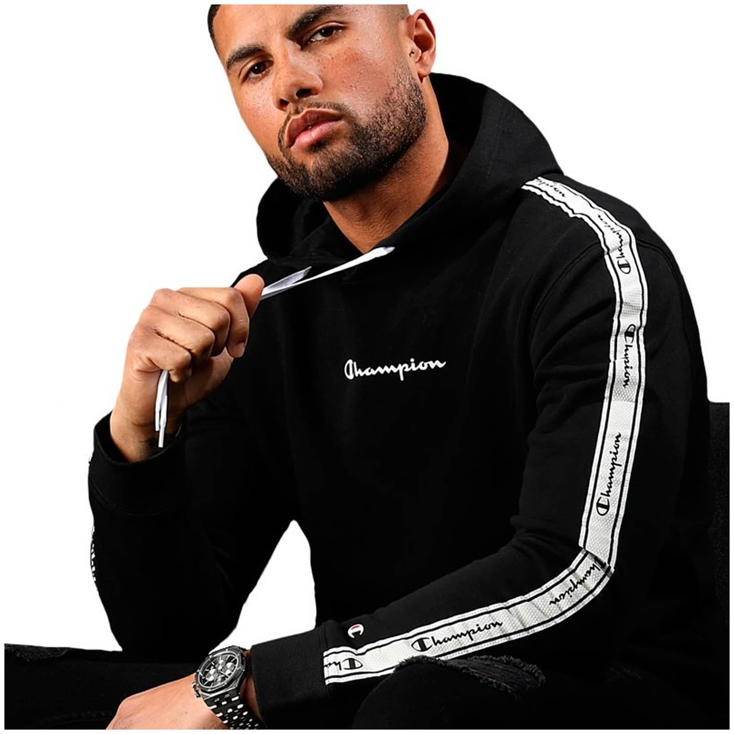 Sudaderas marca Champion modelo 217184-Kk001 para hombre en color negro