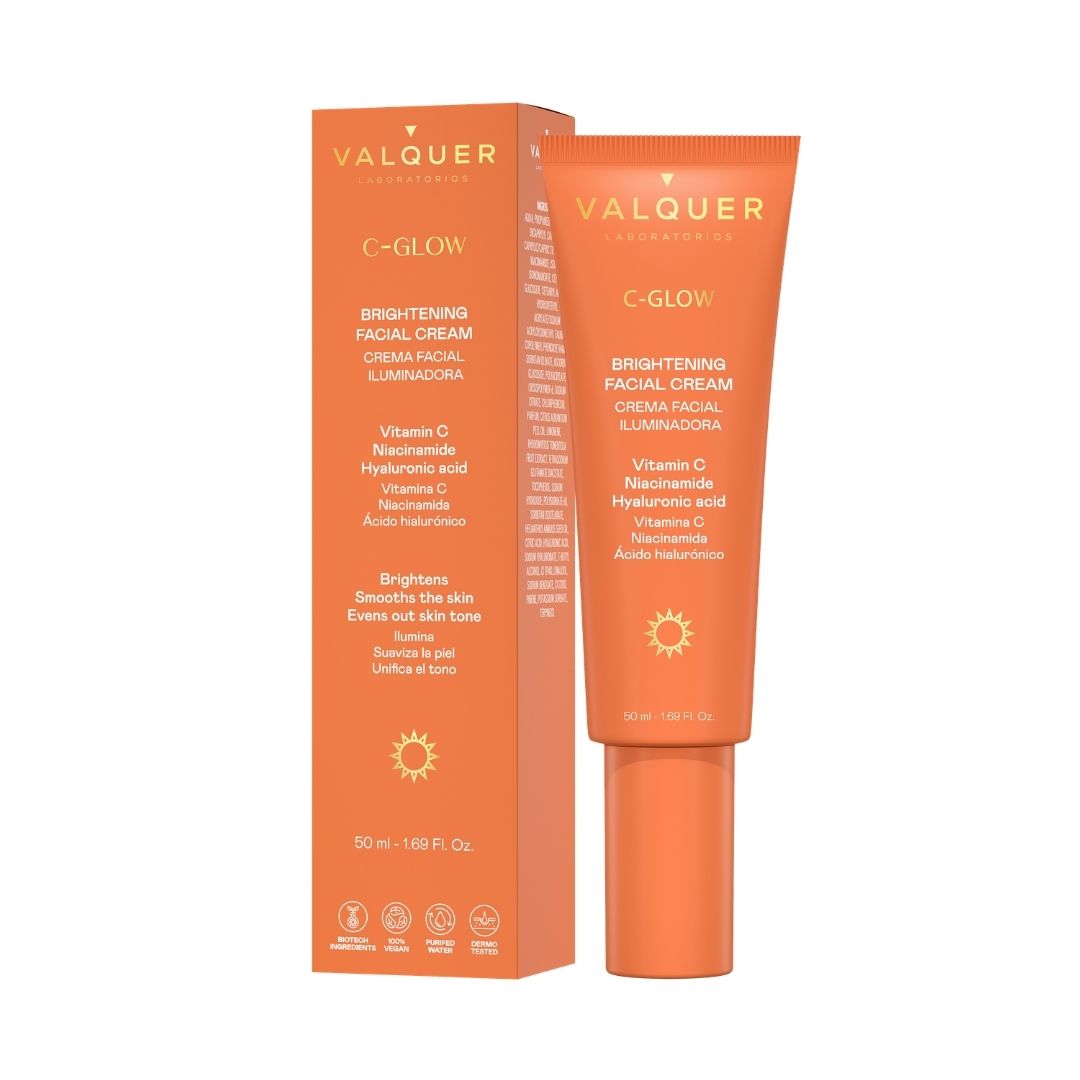 VALQUER Crema Facial Iluminadora C-Glow - 50 ml