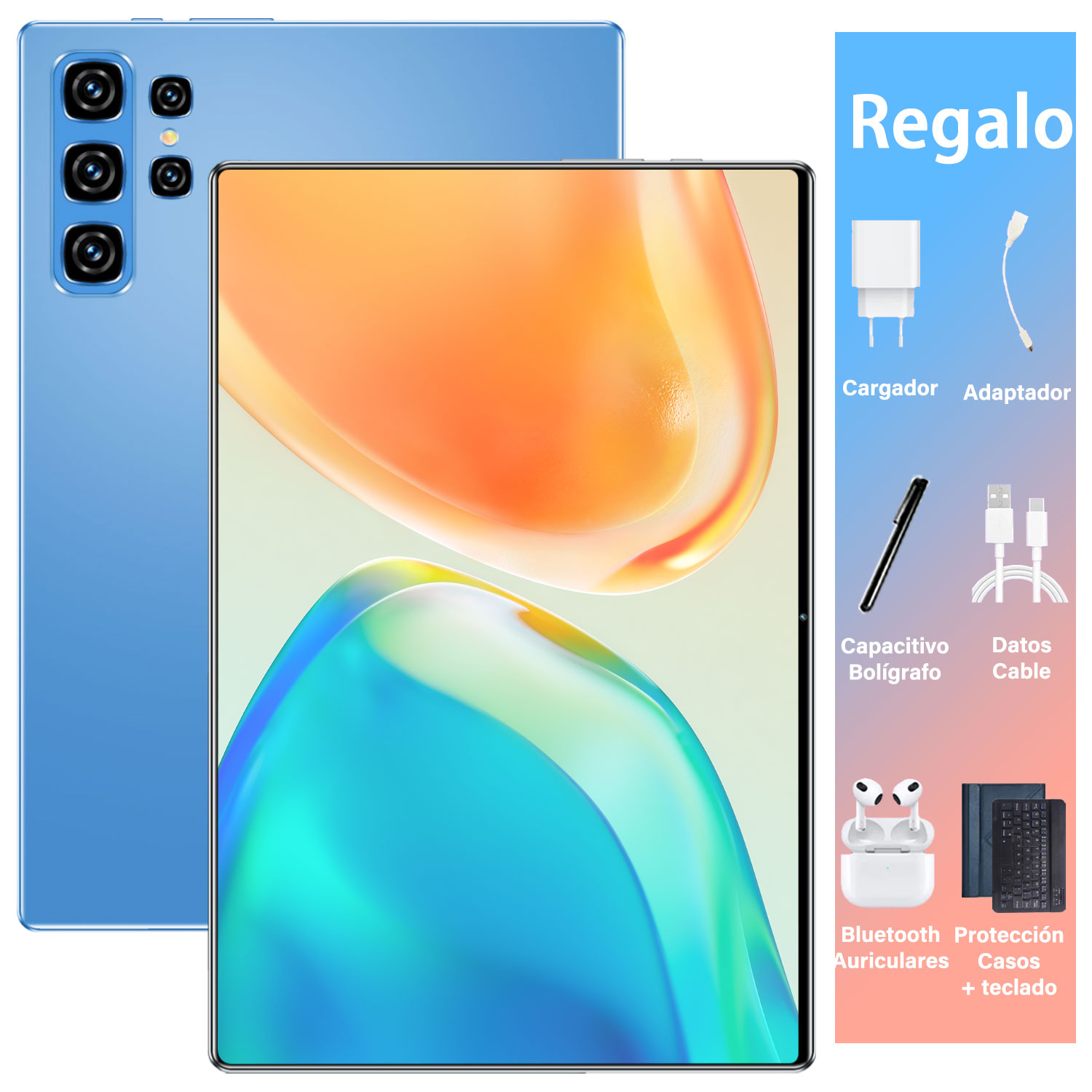 Global Version Original Tablet 10.36 inch HD 4K Android 13 16GB+1T 20000mAh 5G Dual SIM Bluetooth WiFi GPS Tablet