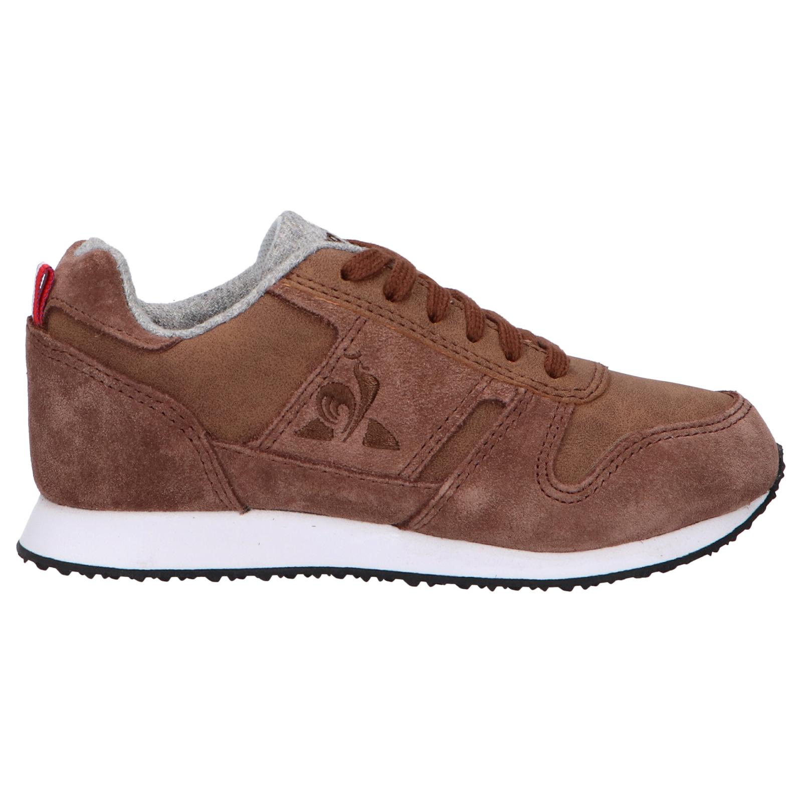 Le coq sportif women's and girls and boys' sneakers 2010102   Jazy classic brown